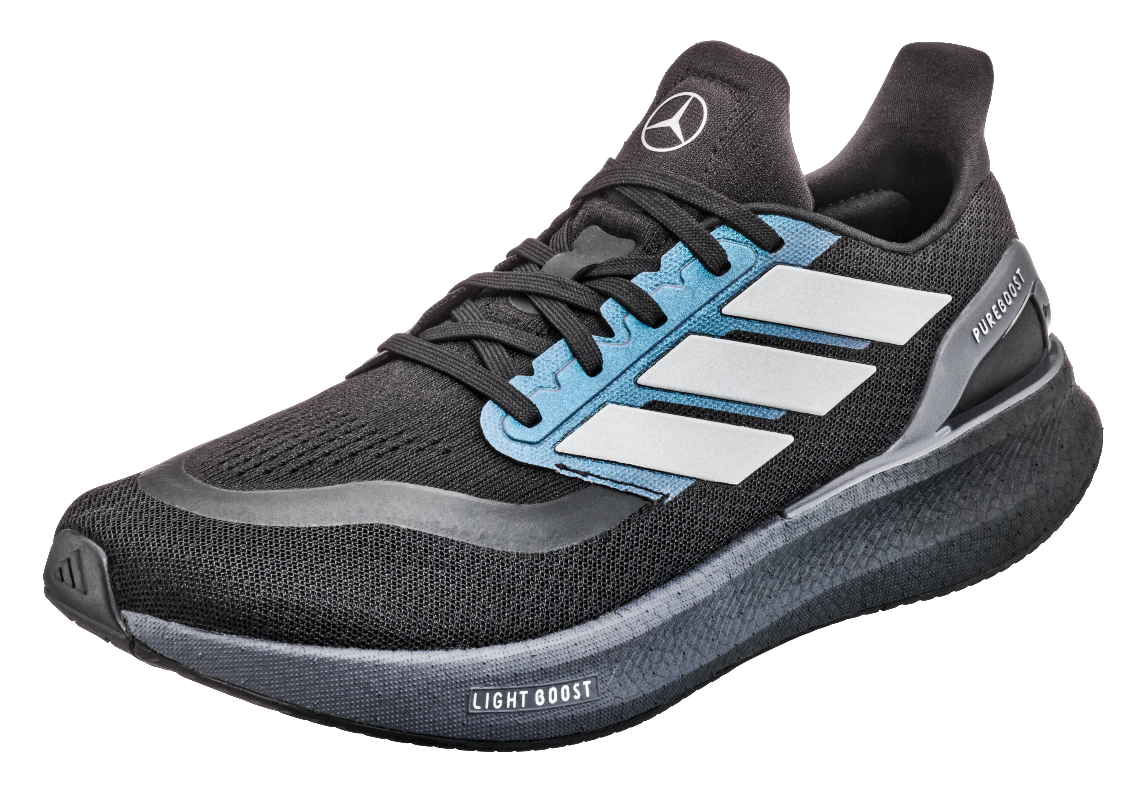 Hardloopschoenen, Pure boost 5 - zwart / donkergrijs, 6,5, adidas