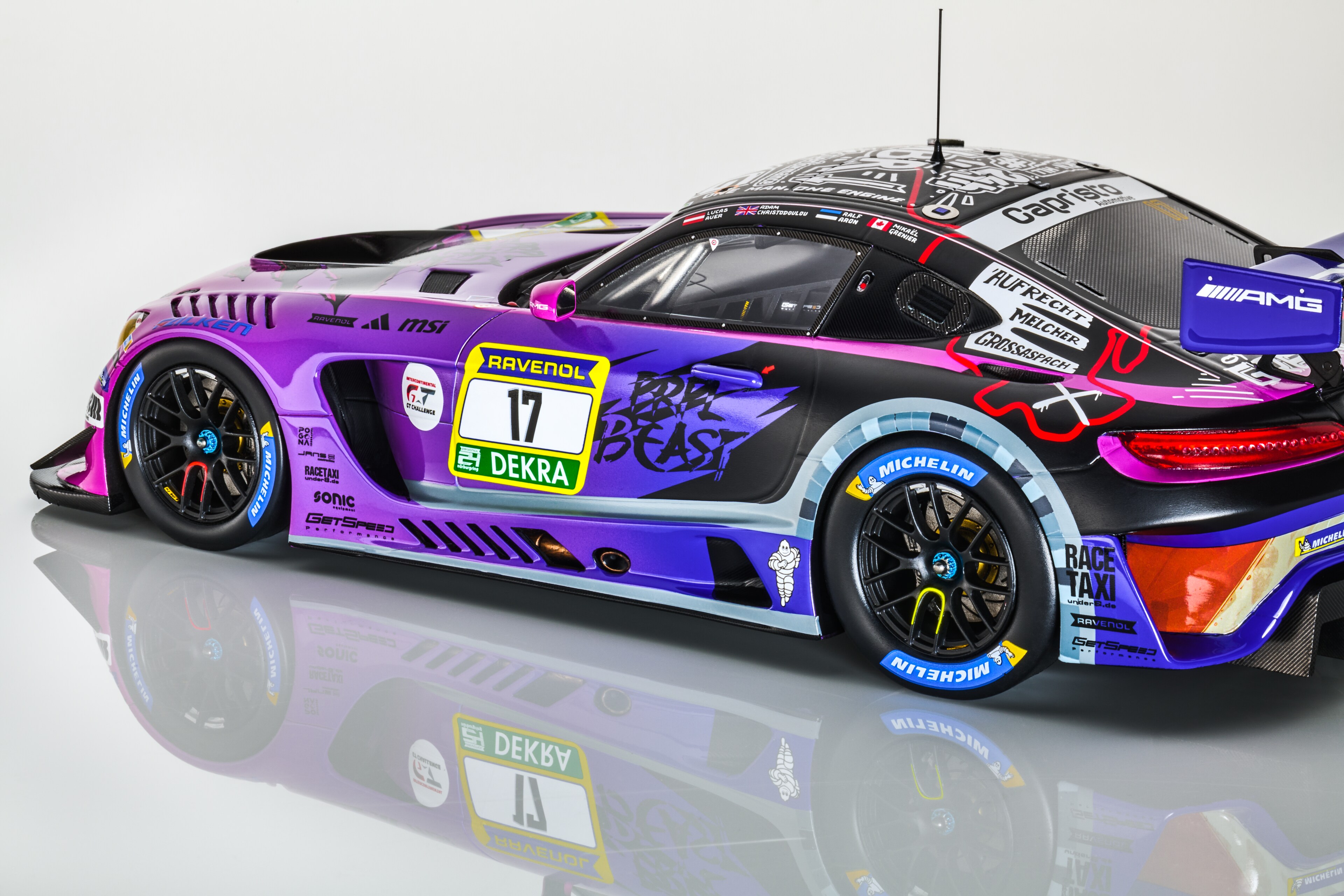 Mercedes-AMG GT3, ADAC RAVENOL 24h Nürburgring 2025, C190 - mauve, Minimax, 1:18