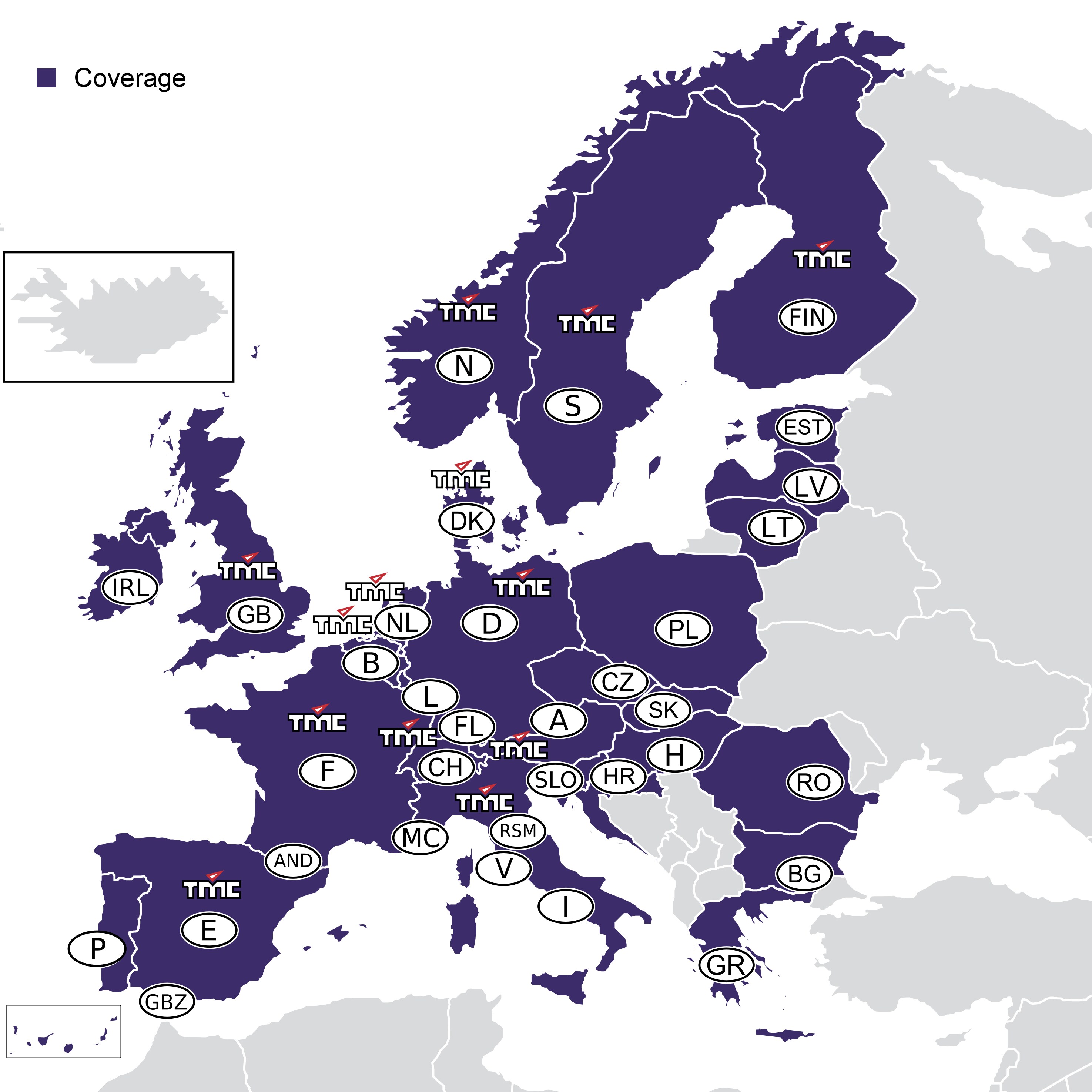 Kaartupdate, COMAND APS, Europa, Versie 2015/2016 - violet, NTG4-204