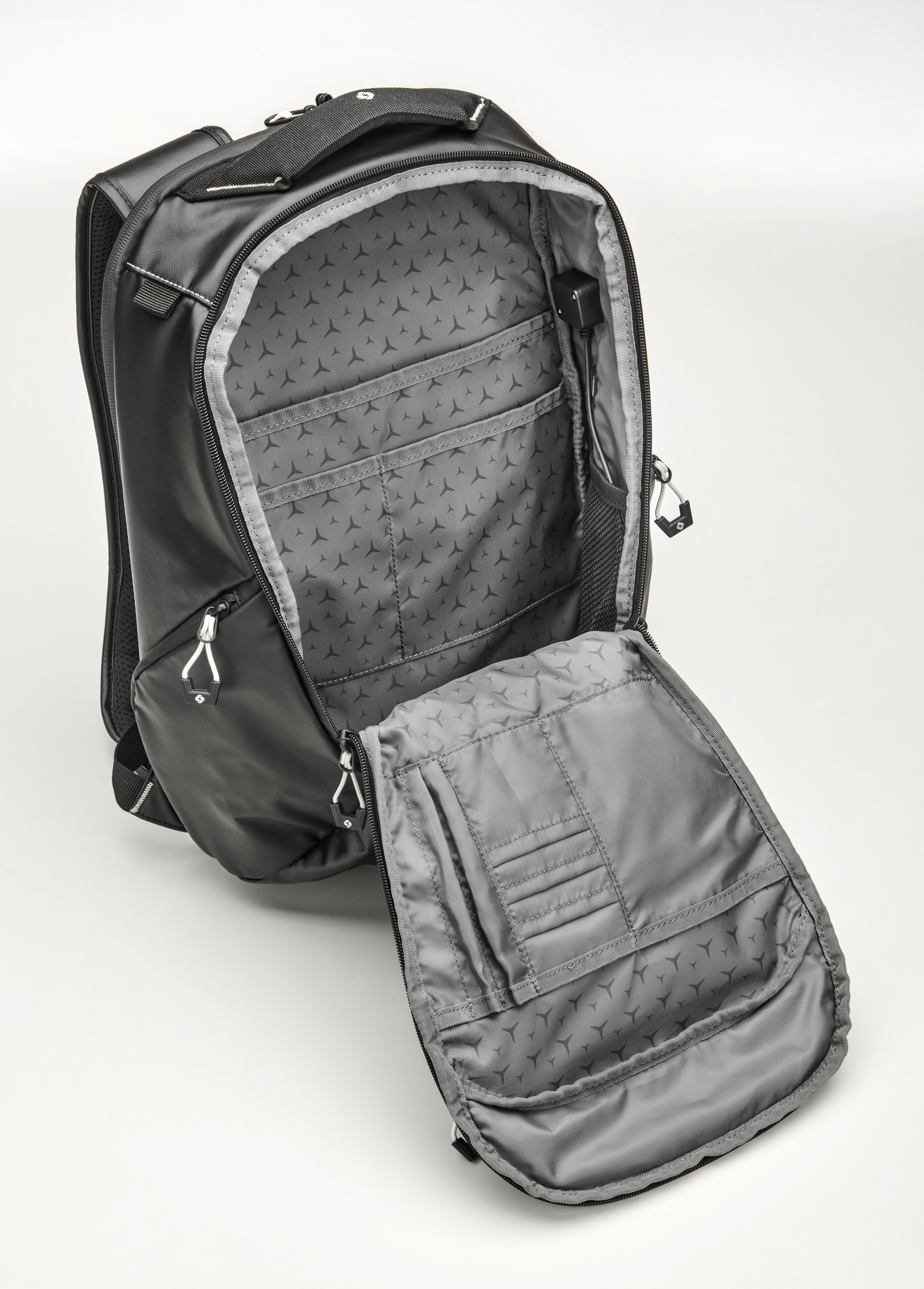 Rugzak - zwart, Polyamide (gerecycled) / polyester, Samsonite