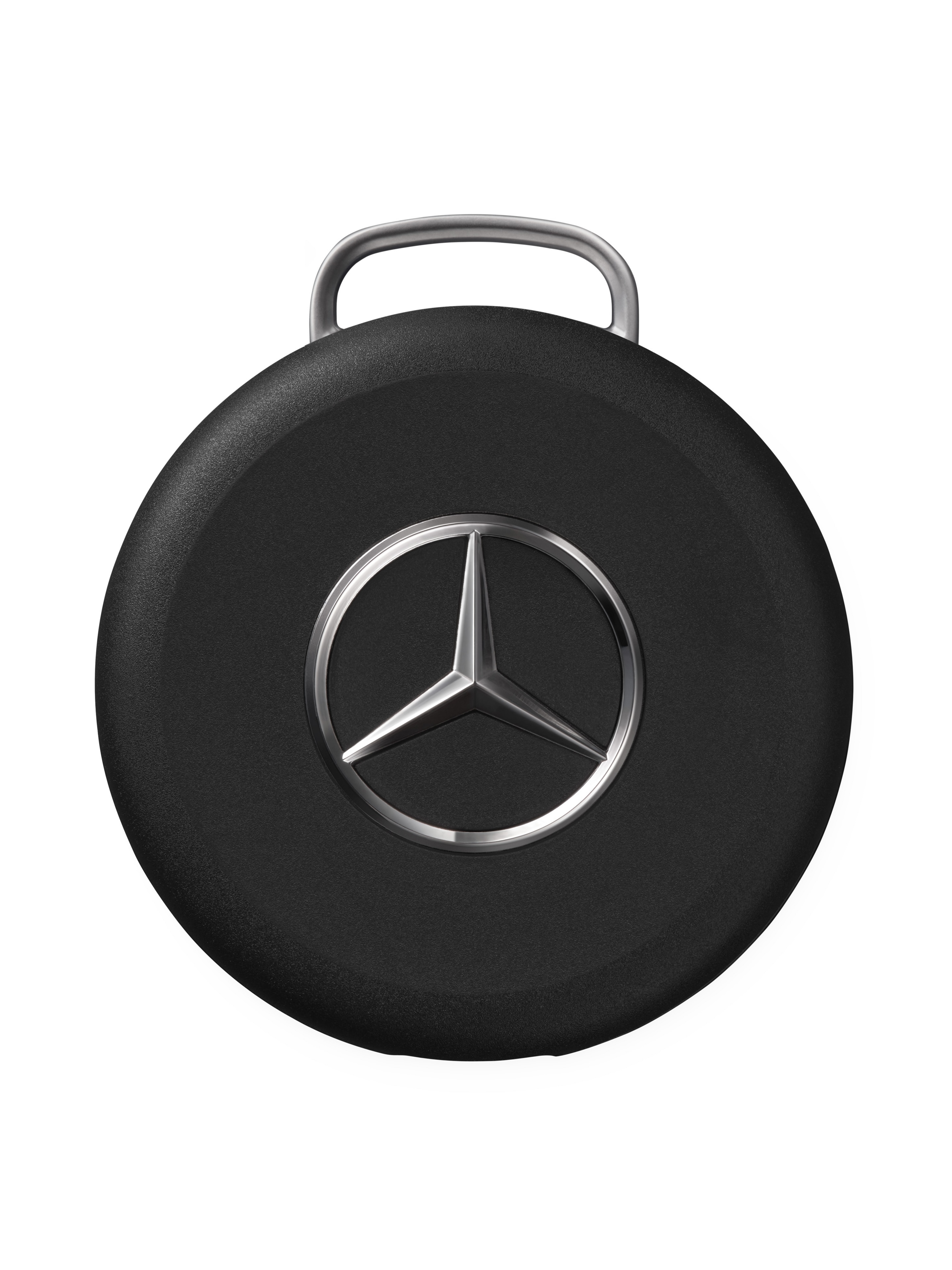 Mercedes-Benz, Chipolo loop tracking tag - zwart / zilverkleurig, kunststof, gegalvaniseerd