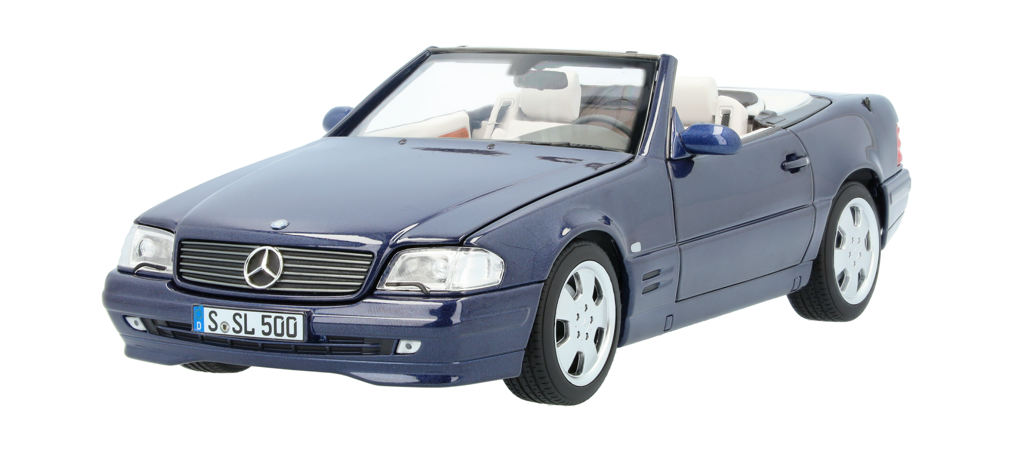 SL 500 R129 (1998-2001) - azuurblauw, Norev, 1:18