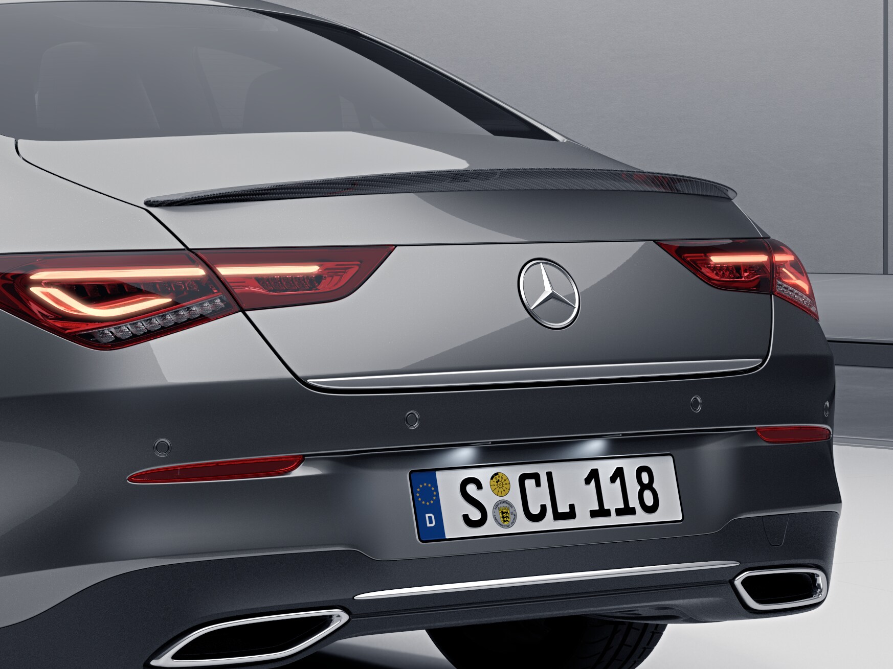 Achterspoiler, Carbon style - carbonlook