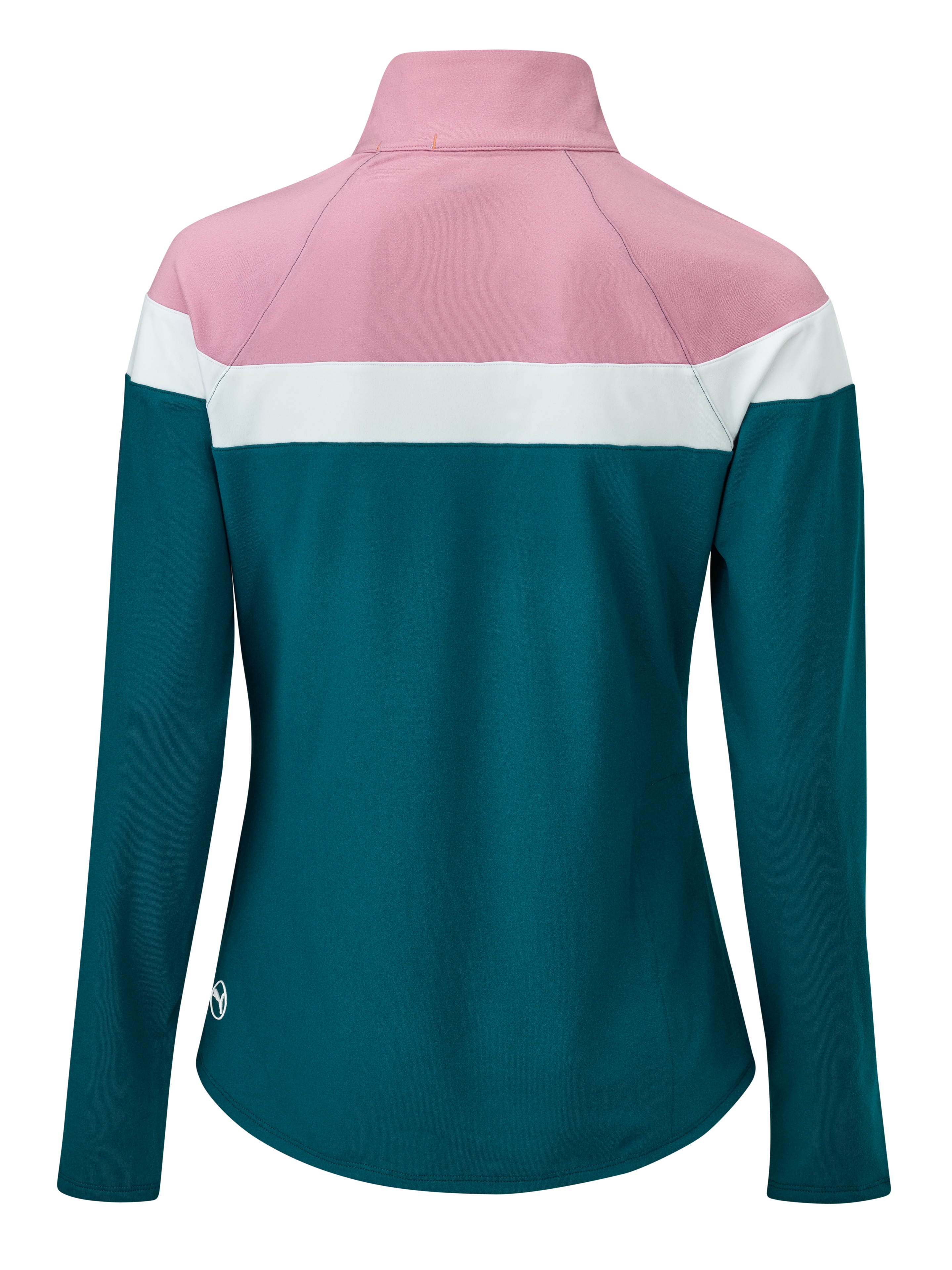 Golfsweater dames, Lichtgewicht - Ocean Tropic-Pinktastic / white, M