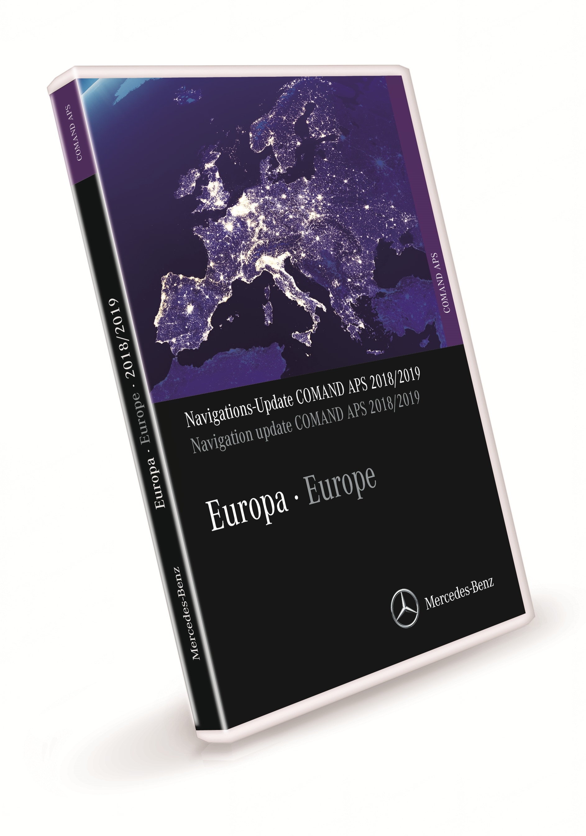 Kaartupdate, COMAND APS, Europa, Versie 2018/2019, - FINAL VERSION - violet, NTG4-204