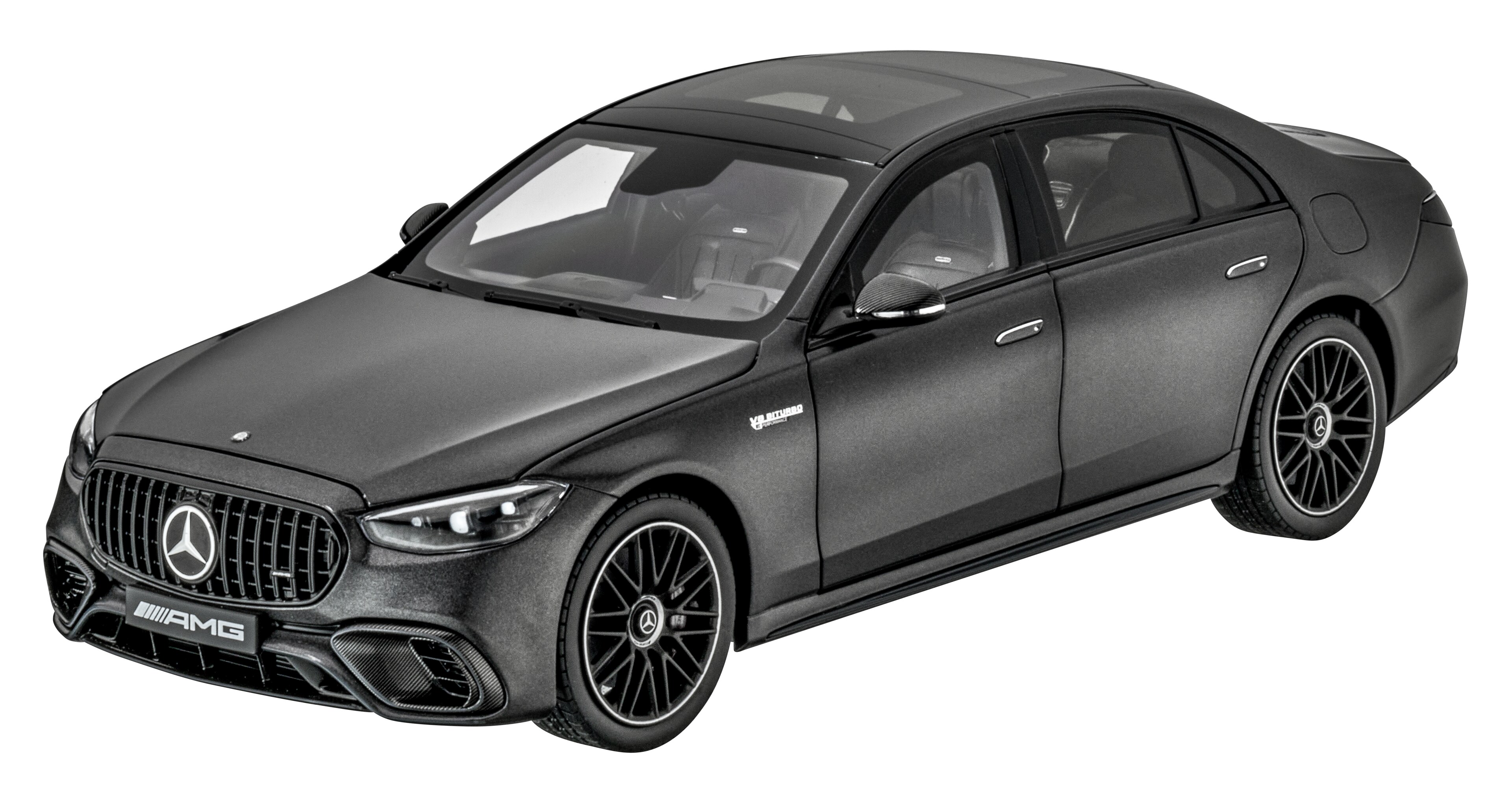 Mercedes-AMG S 63, E PERFORMANCE, V223 - MANUFAKTUR gris graphite magno, NZG, 1:18