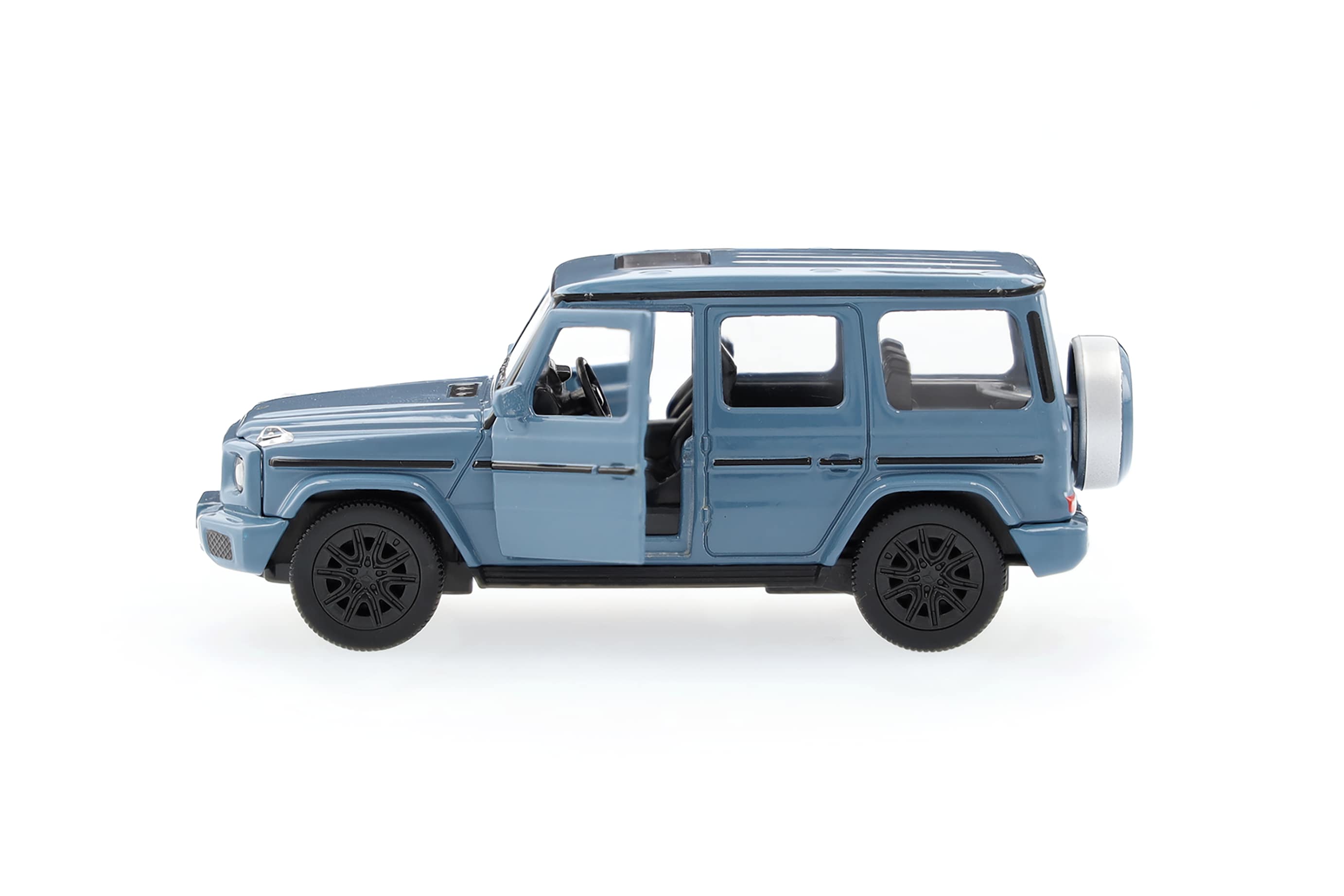 G-Class, Terreinwagen, W465, Pullback - MANUFACTUUR vintageblauw uni, Heinrich Bauer, 1:43