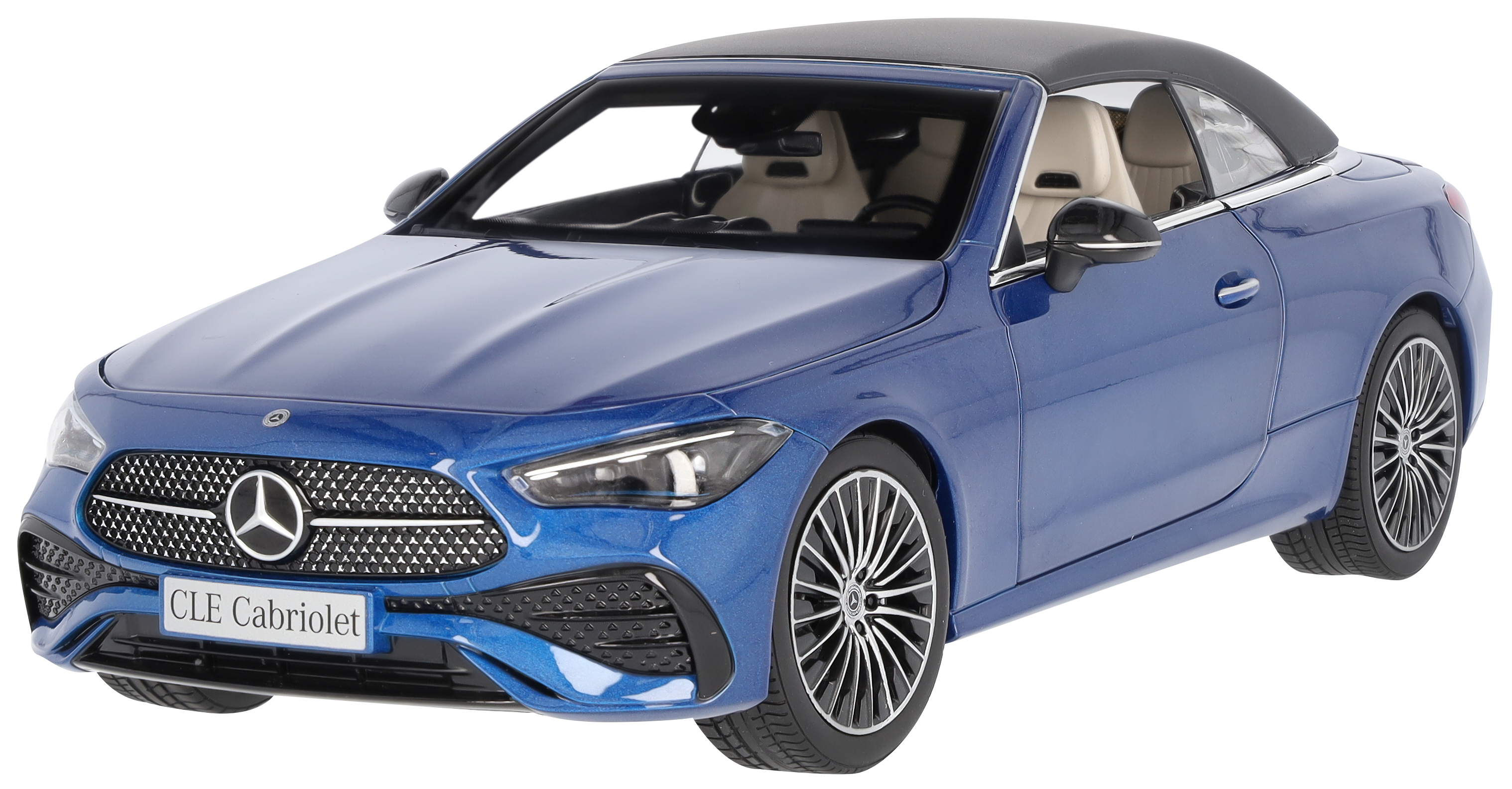 CLE cabriolet, AMG Line, A236 - spectraalblauw, Norev, 1:18