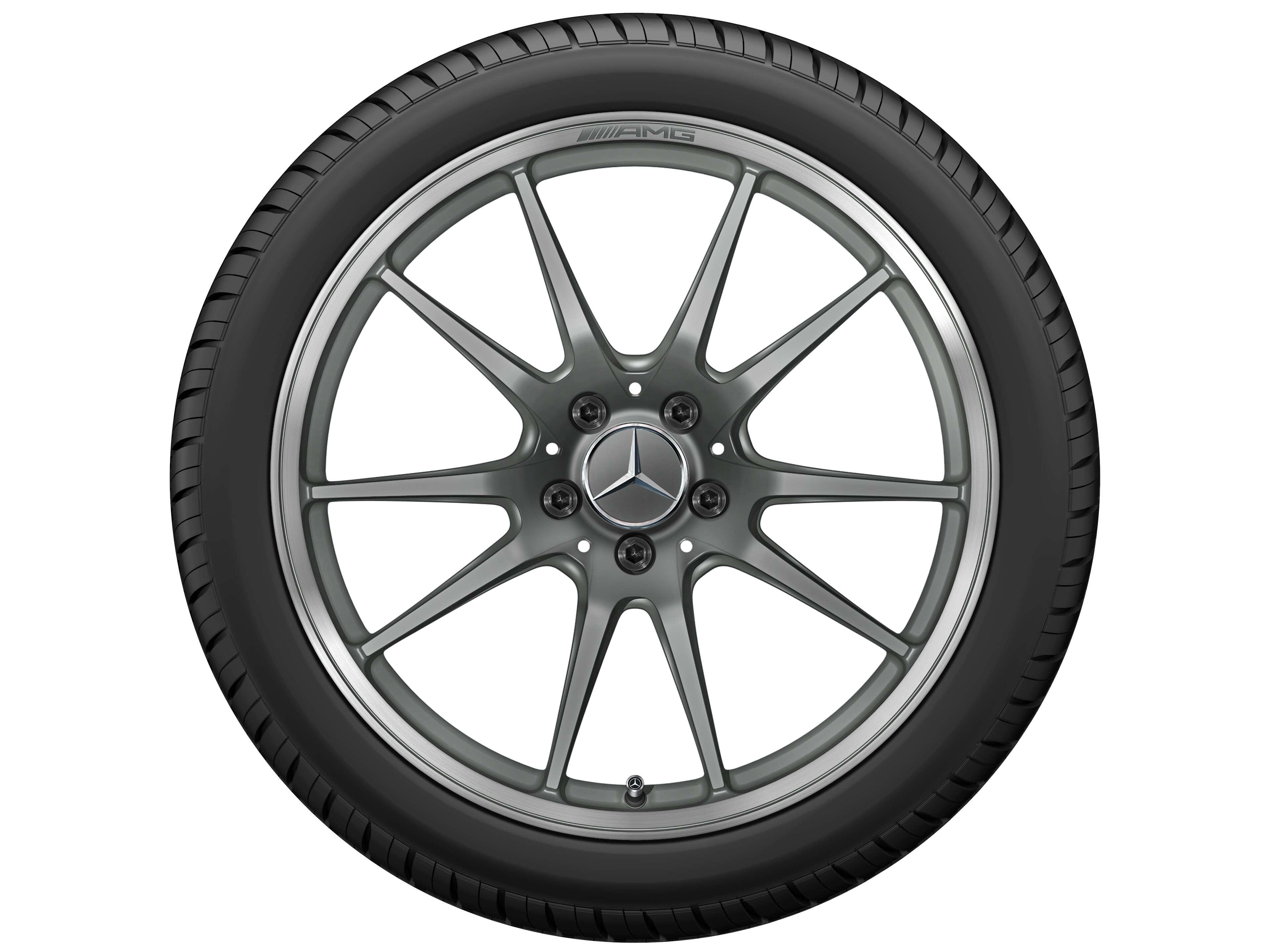 Vijf-dubbelspaaks gesmede AMG-velg, 48,3 cm (19 inch)