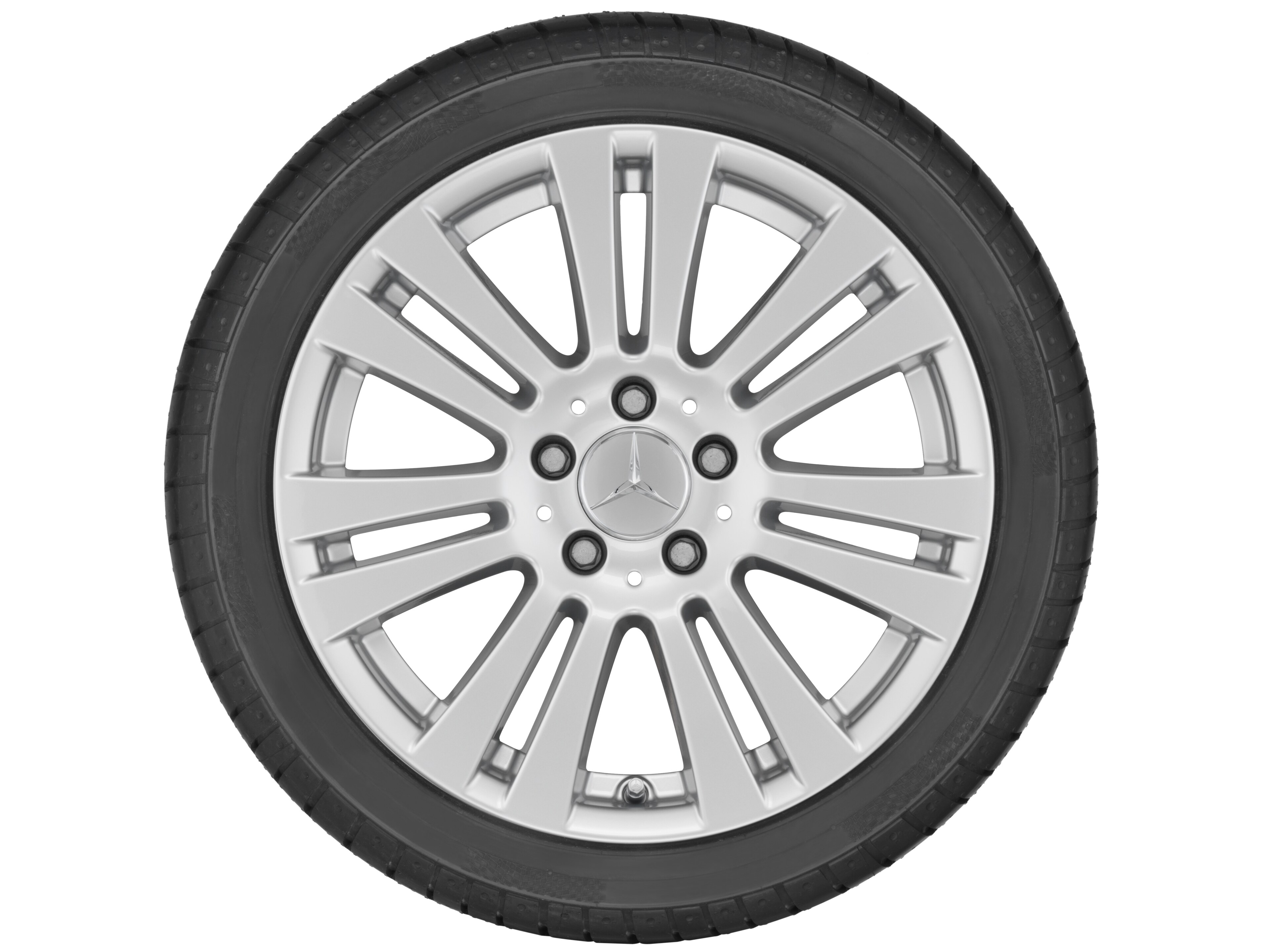Zeven-dubbelspaaks wiel, 40,6 cm (16 inch) - 7 J x 16 ET 42,5, Vanadiumzilver, gespoten