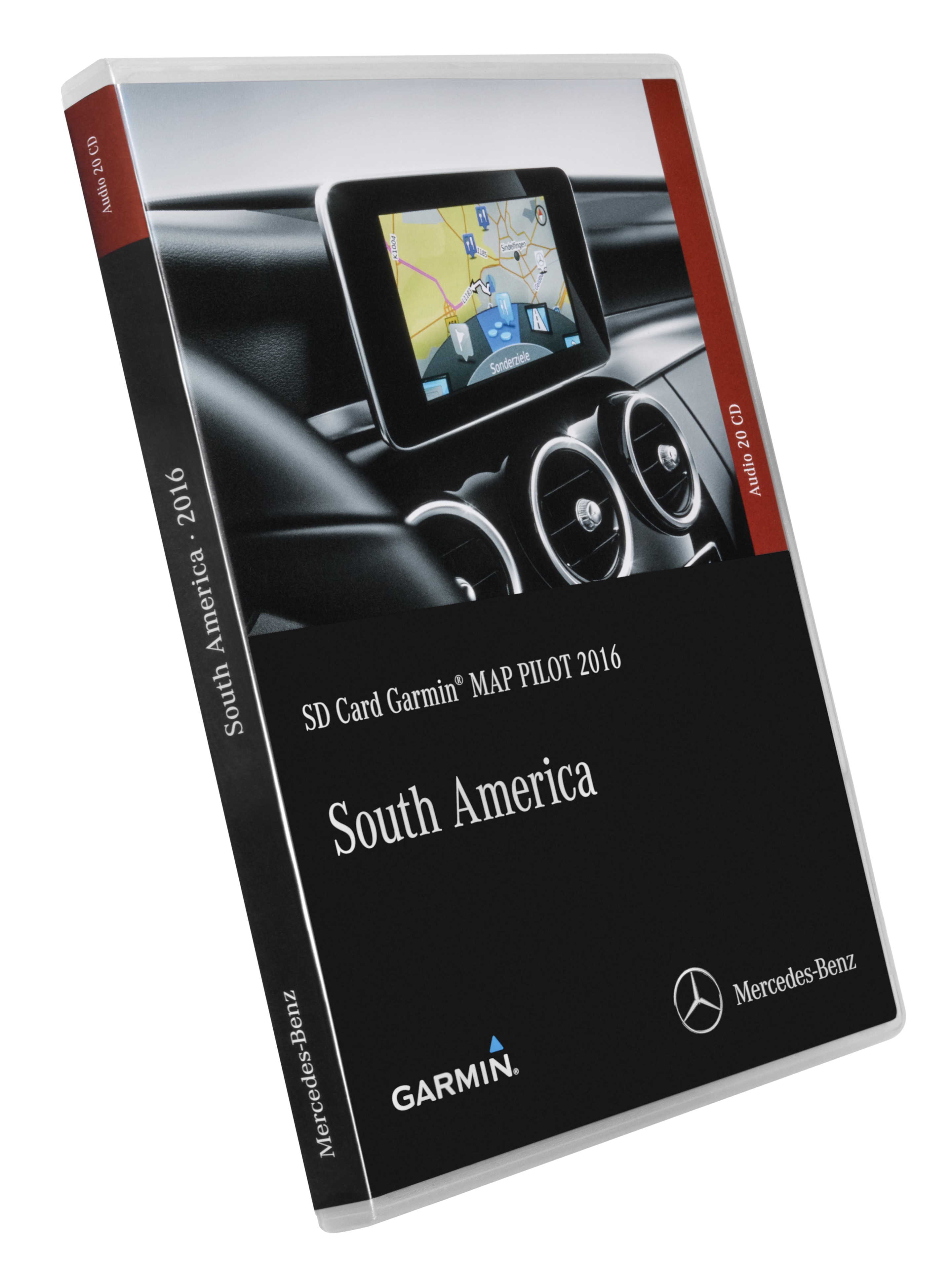 Garmin® MAP PILOT, Navigatiemodule sd-kaart Zuid-Amerika, voor montage achteraf code 357 (EG9), bij aanwezige voorbereiding code 522