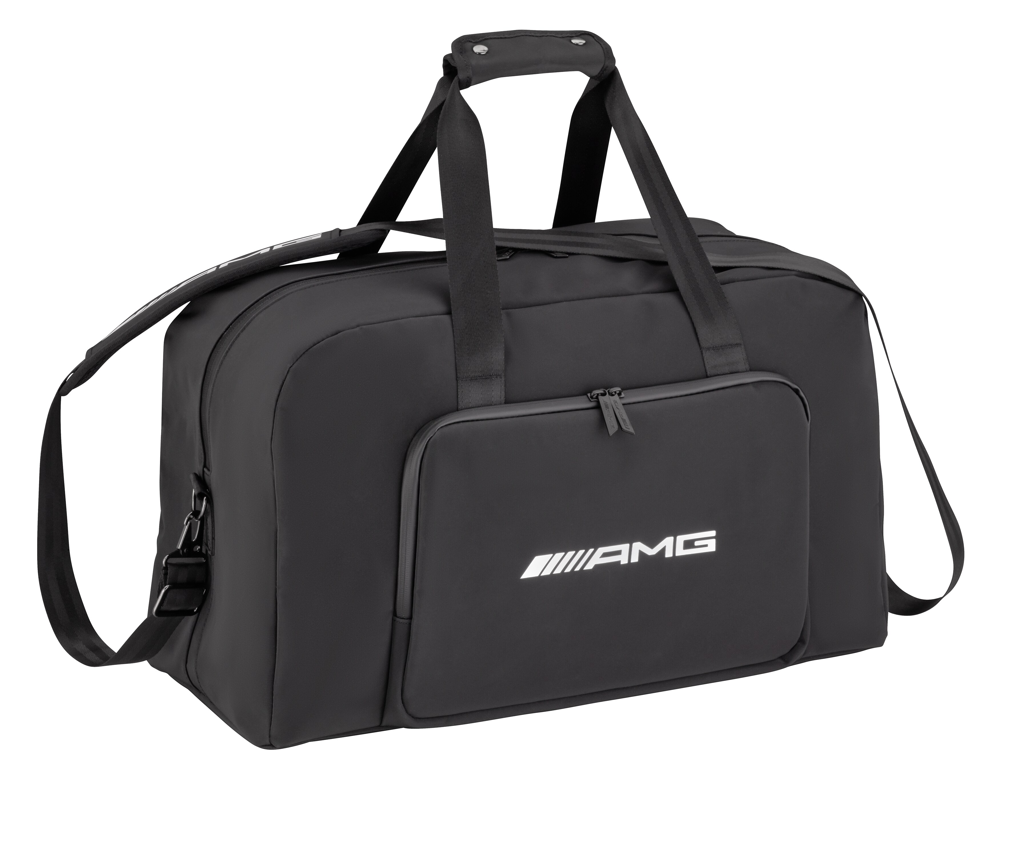 AMG-weekendtas - zwart, pvc / polyester / polyester
