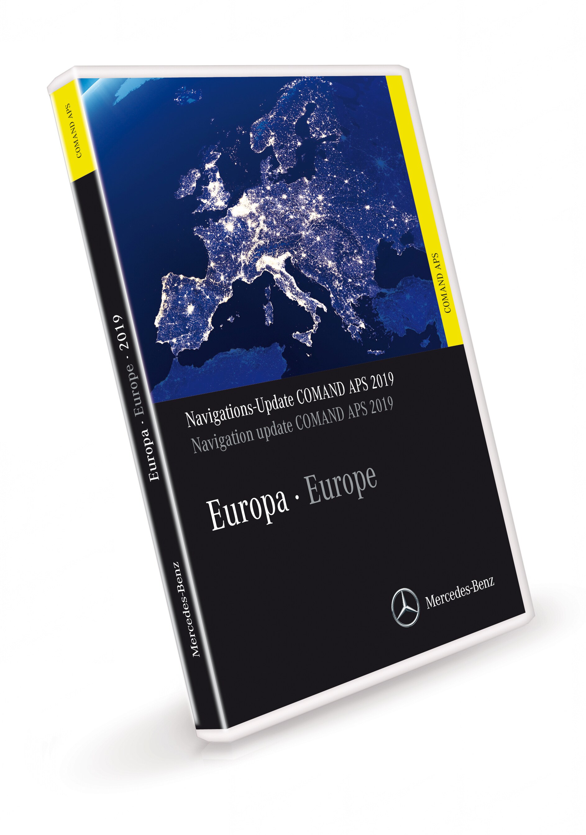 Kaartupdate, COMAND APS, Europa, Versie 2018/2019, - FINAL VERSION - citrusgeel, NTG2.5