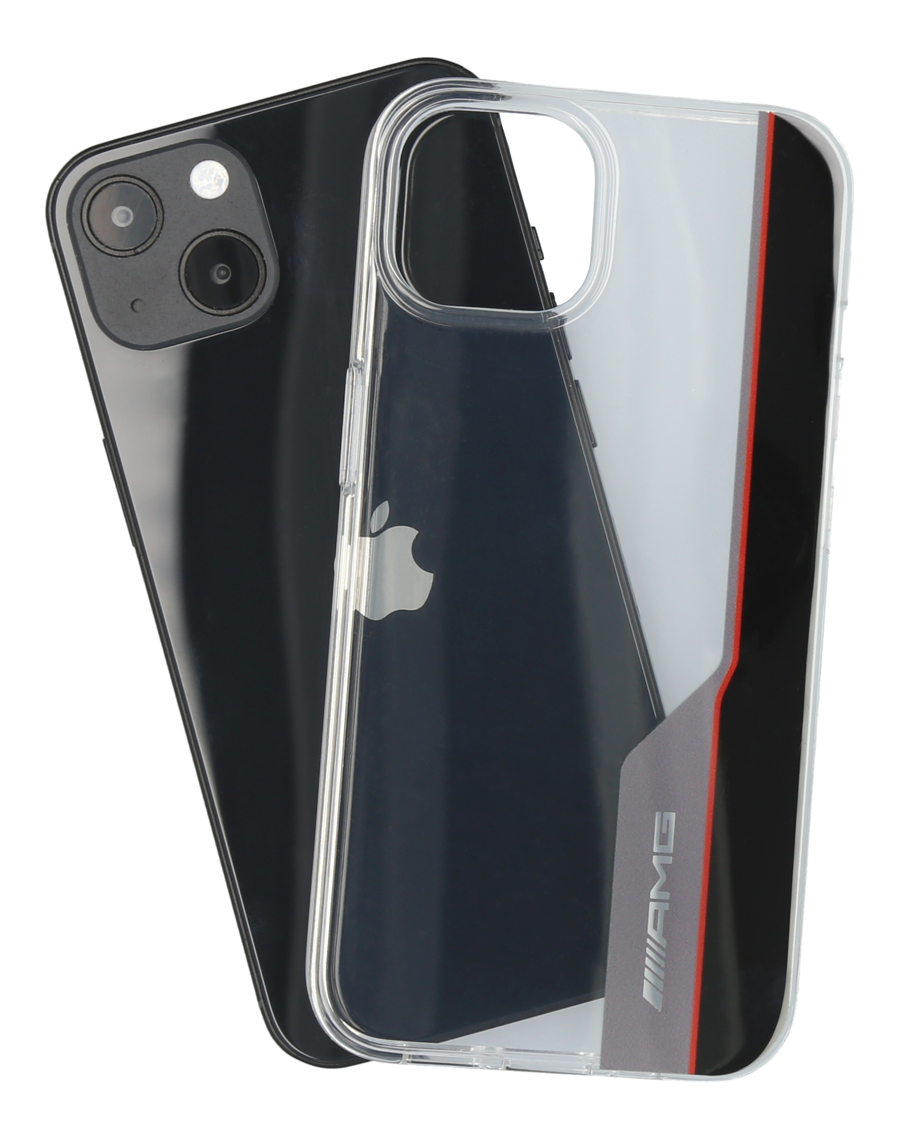 AMG-hoesje voor iPhone® 13 - doorzichtig, Polycarbonaat / TPU
