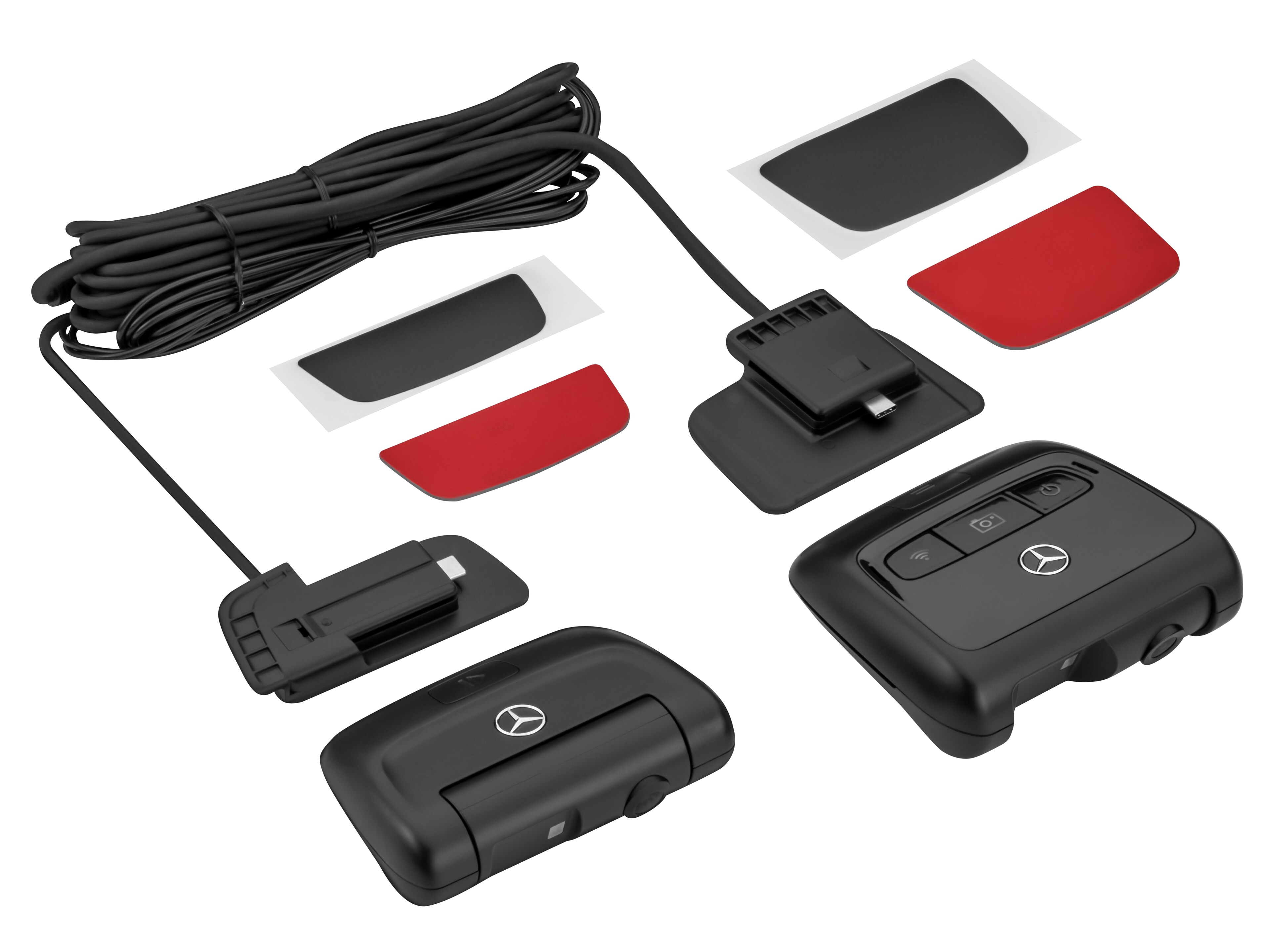 Mercedes-Benz dashcam, Afdichtplakruit - zwart