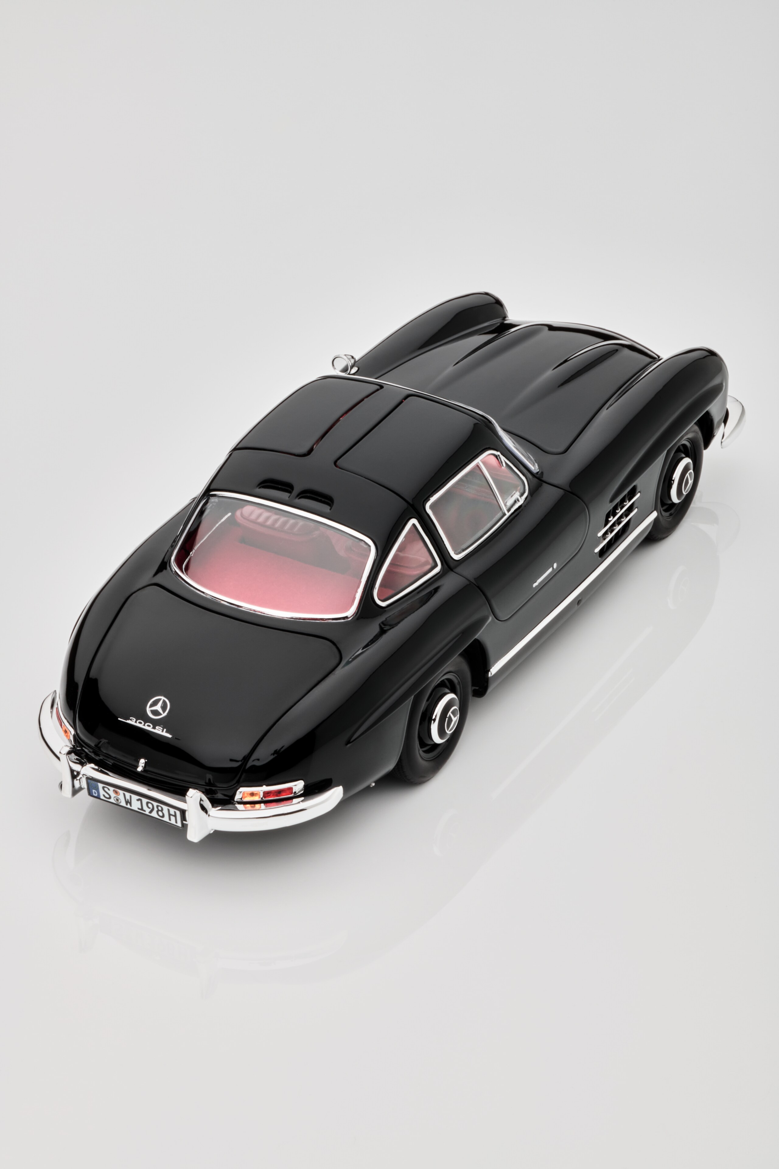 300 SL coupé (1954-1963) W 198 - zwart, Norev, 1:18