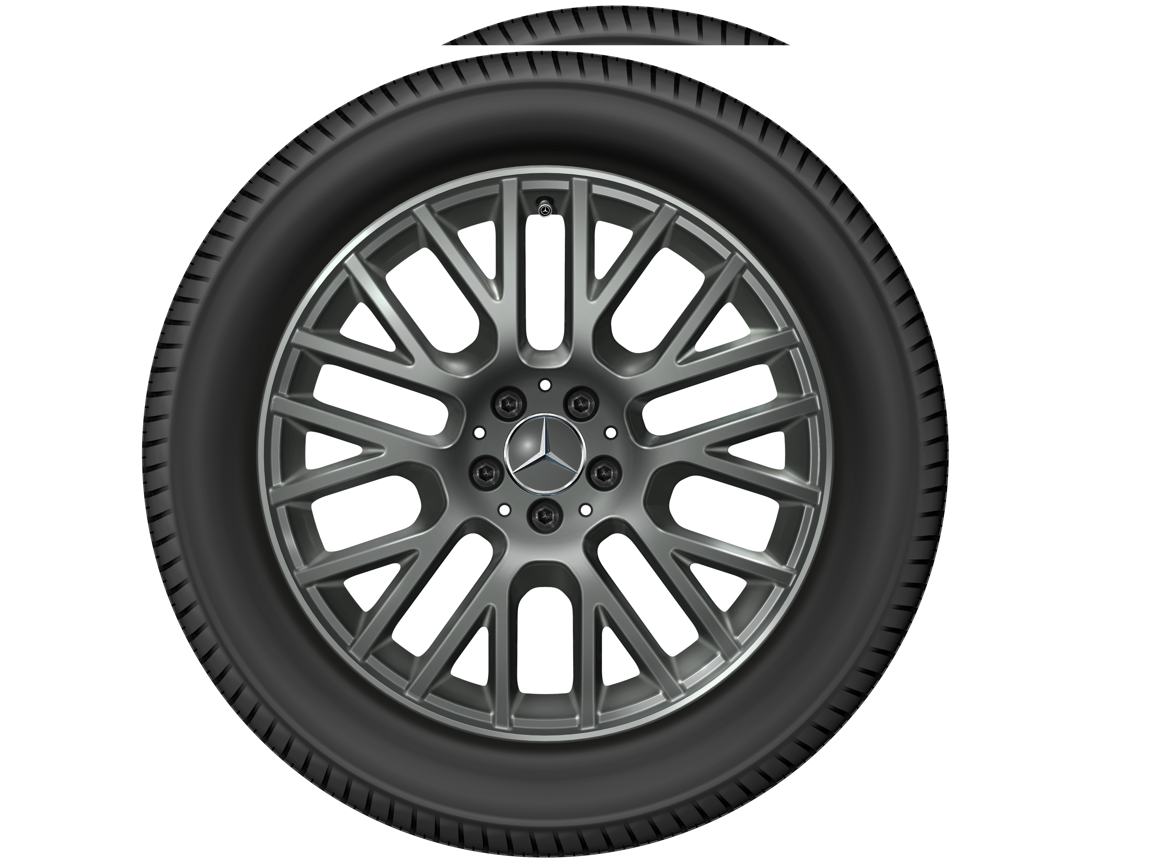 Y-spaaks wiel, 48,3 cm (19 inch) - 8 J x 19 ET 61, himalayagrijs, gespoten