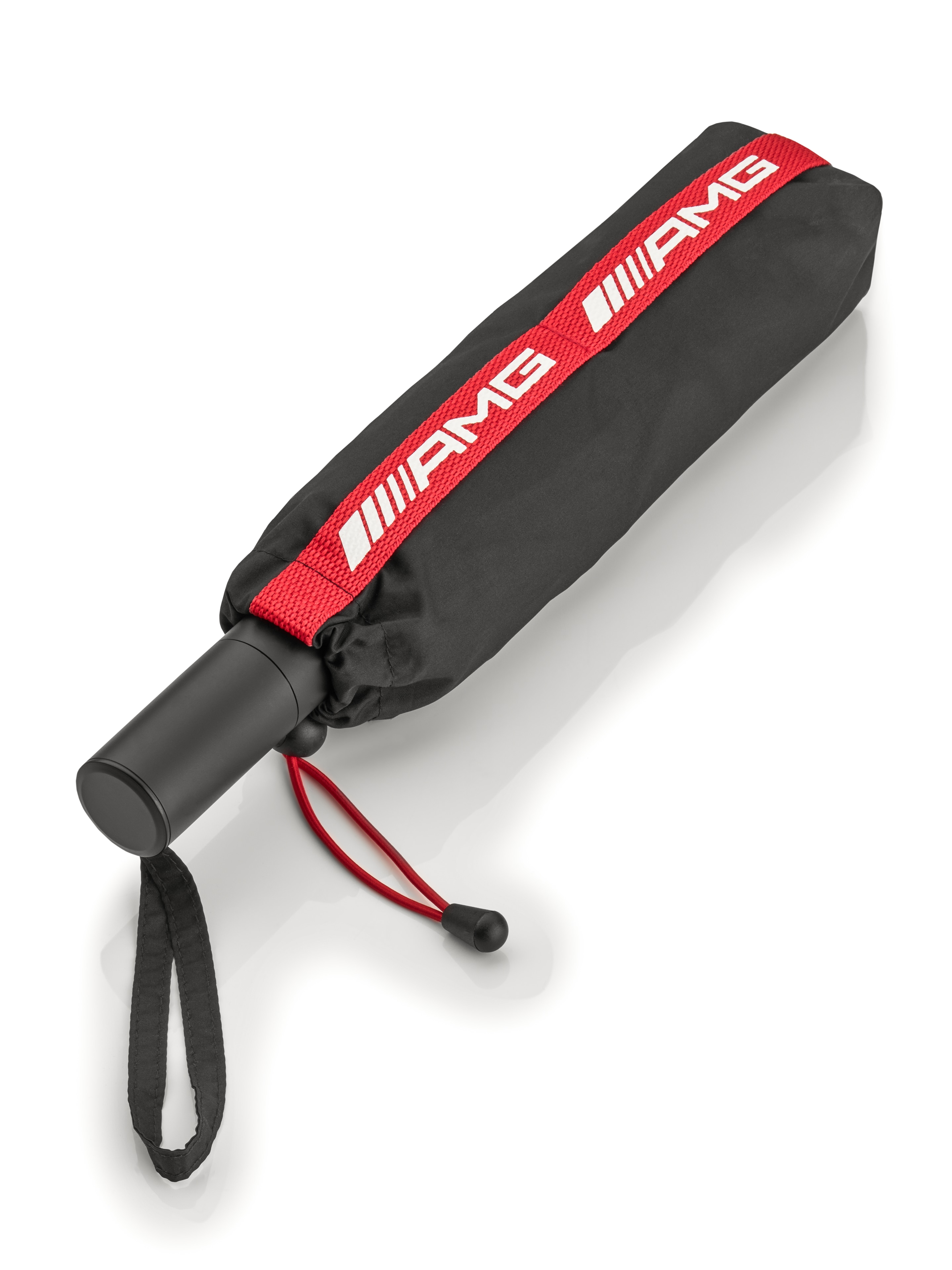 AMG-miniparaplu - zwart, polyester