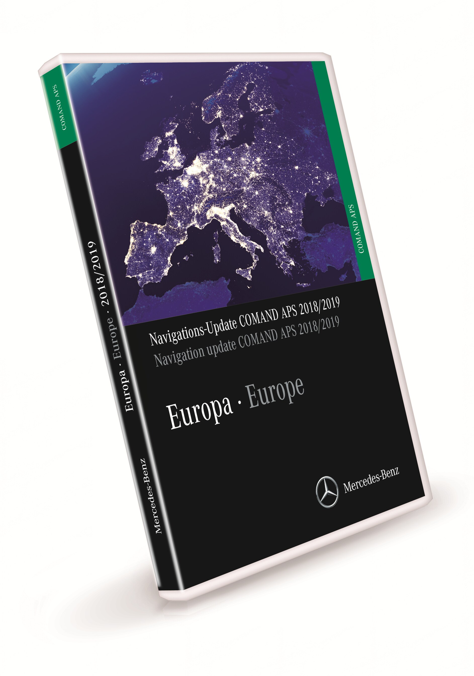 Navigatie-DVD, COMAND APS, Europa, Versie 2018/2019, Final Edition - groen, NTG1