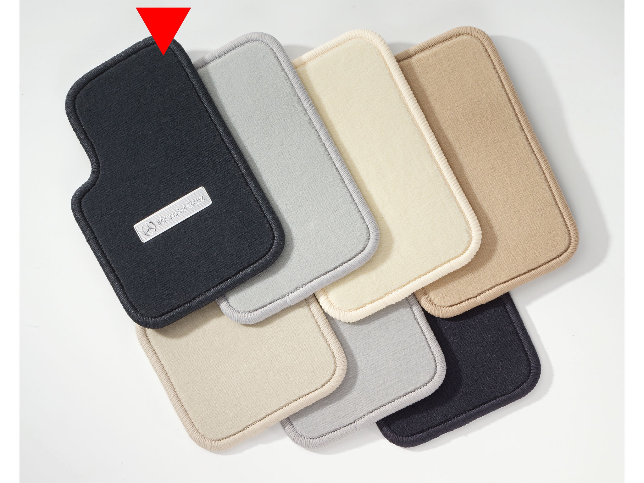 Tapis en velours CLASSIC, Kit, 4 pièces