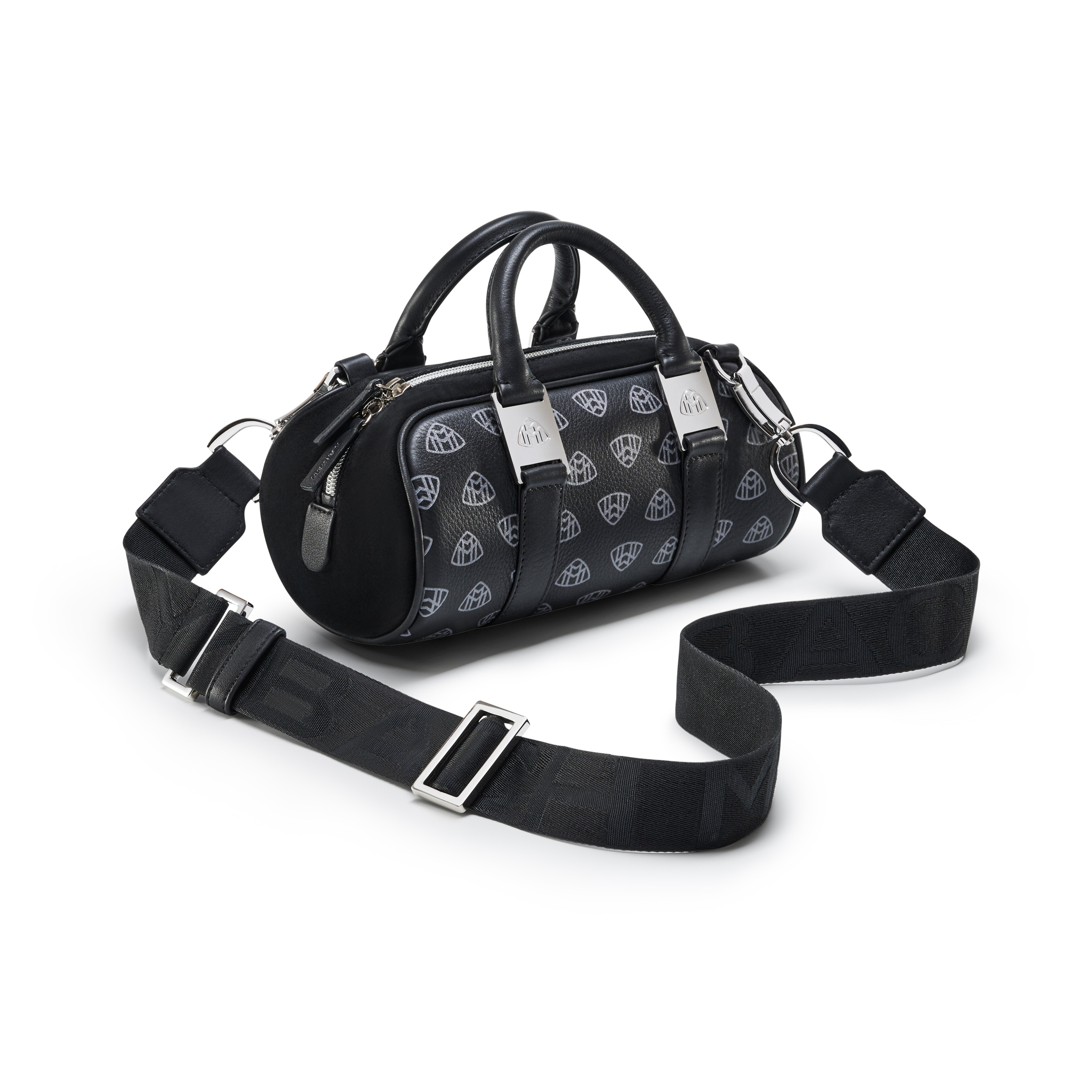 Handtas dames, Mercedes-Maybach - zwart, Leder