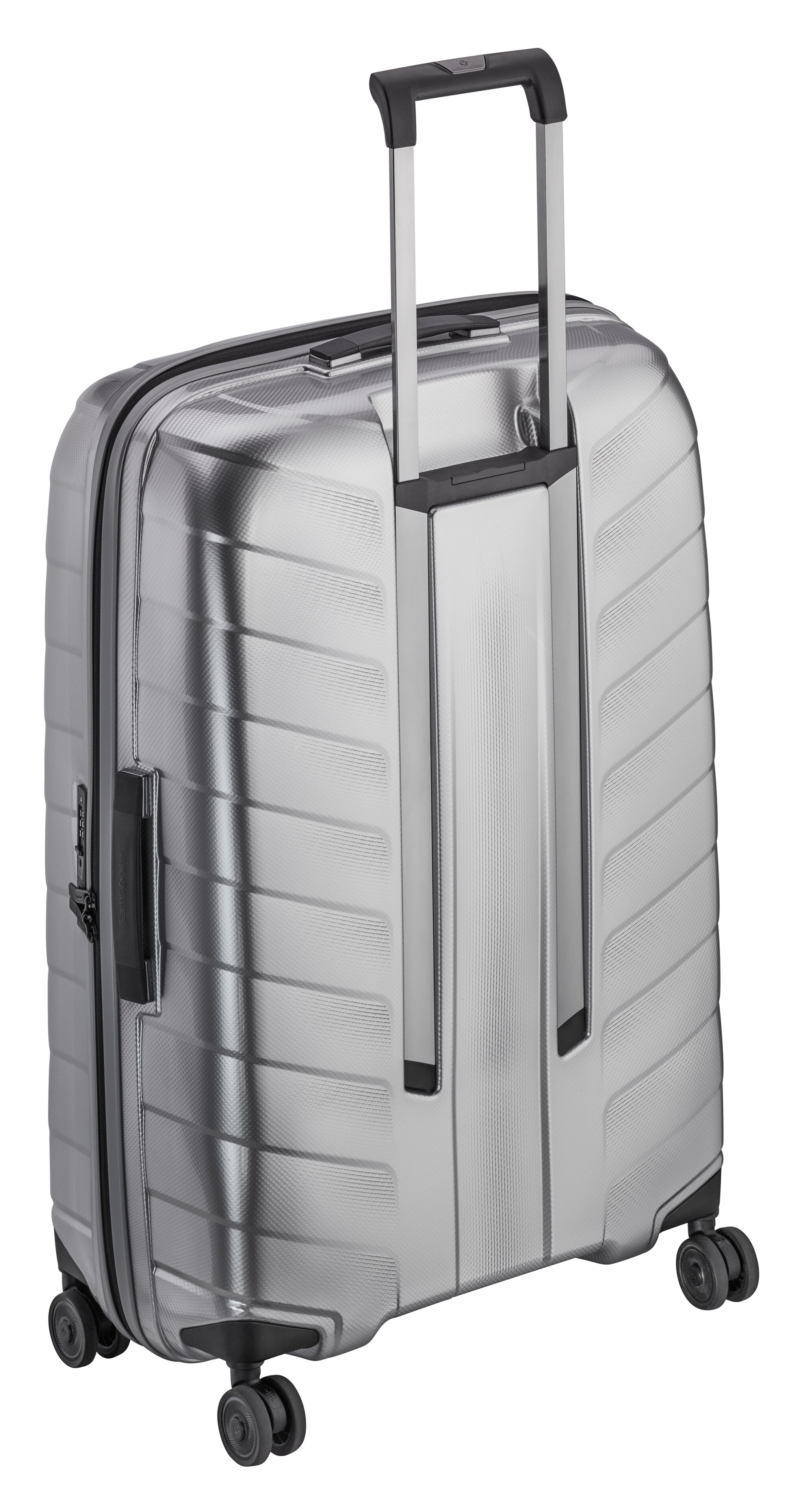 Koffers, leder, Spinner 75 - zilverkleurig, polypropyleen / polyester, Samsonite, 97 l