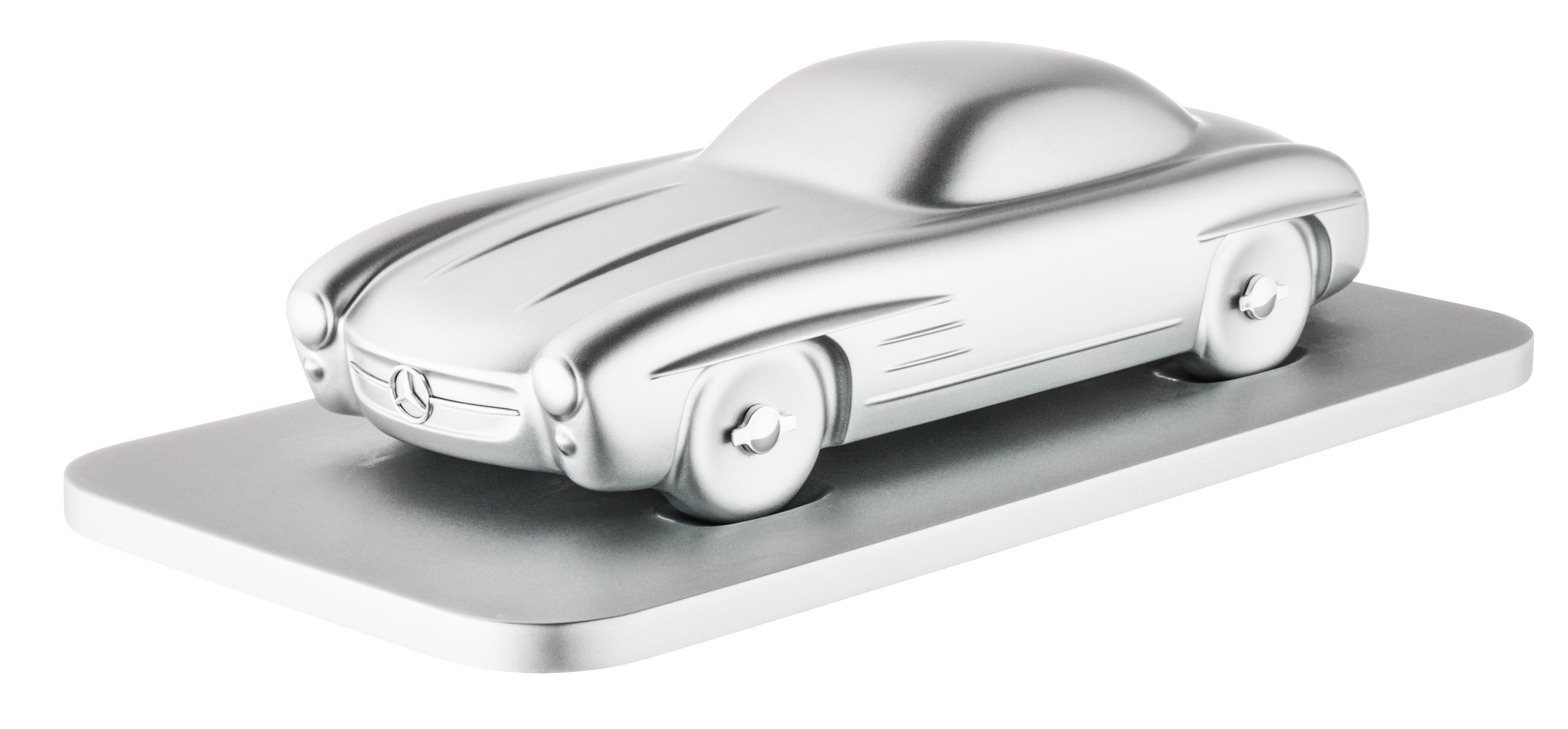 Sculpture 300 SL Coupé W 198 II (1957-1963) - zilverkleurig, Minichamps, 1:18