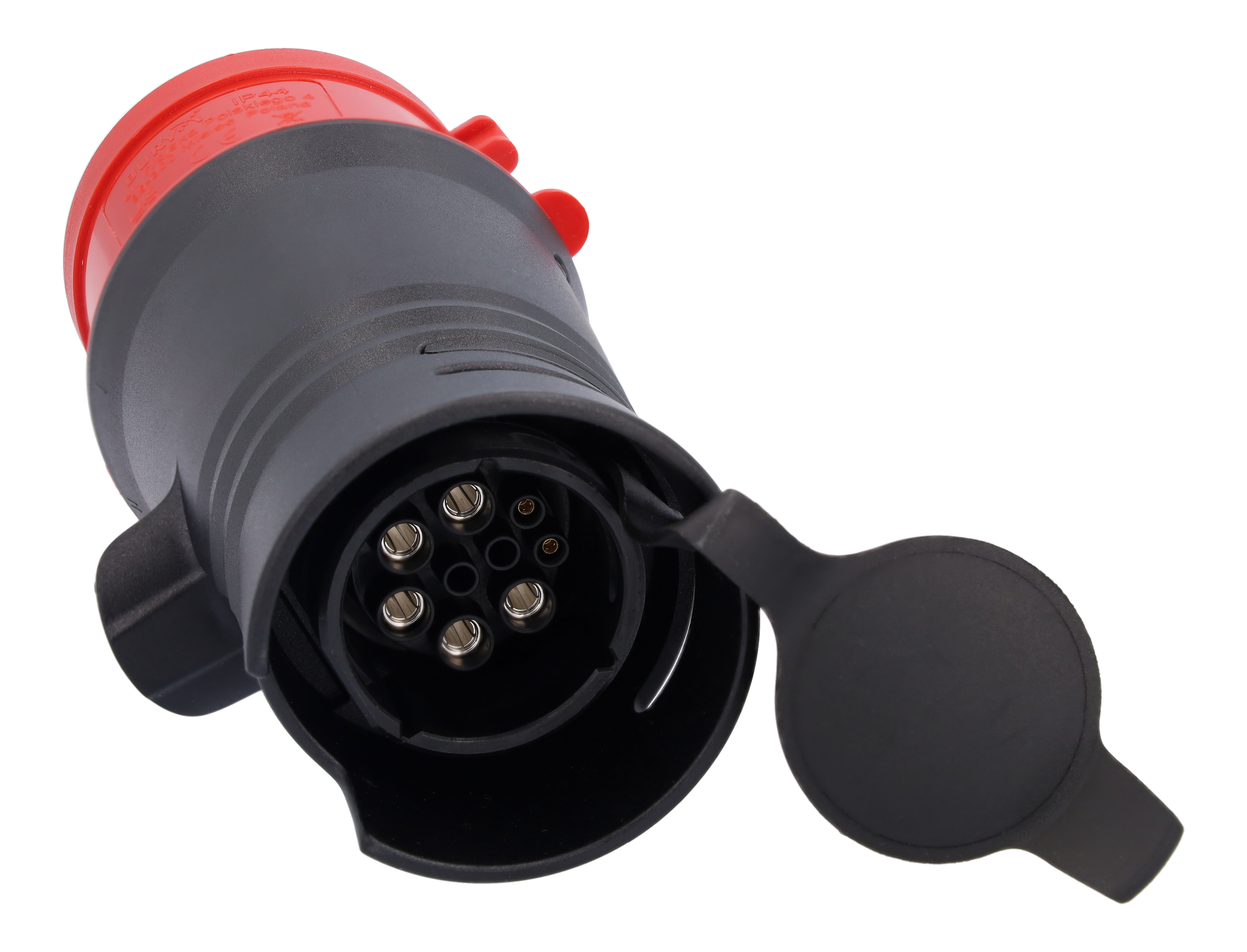 Flexibel laadsysteem Pro, Adapter, CEE 32/3-fasig - kunststof, zwart, Linkse/rechtse besturing