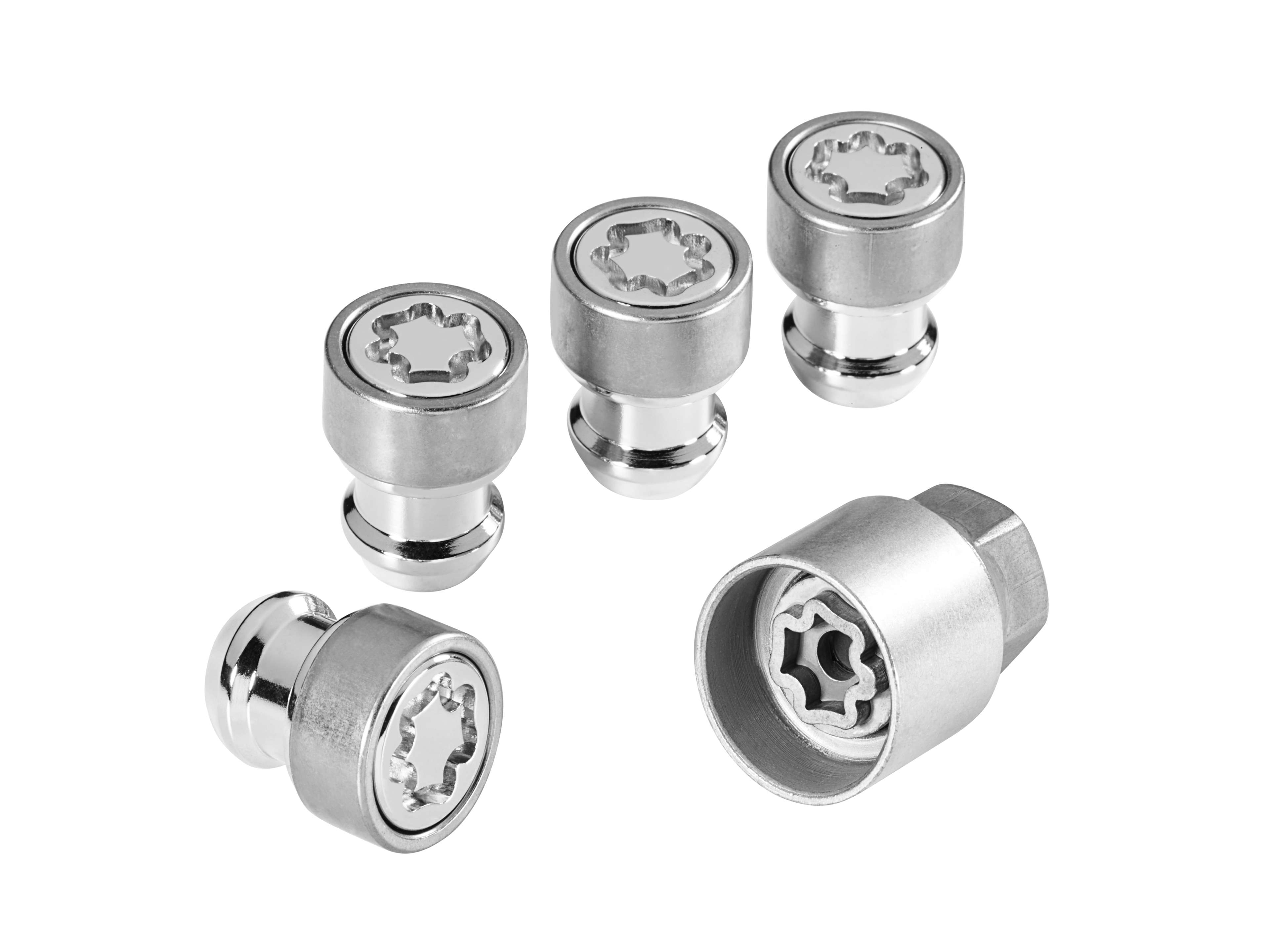 Velgslotset, voor lichtmetalen velgen - zilverkleurig