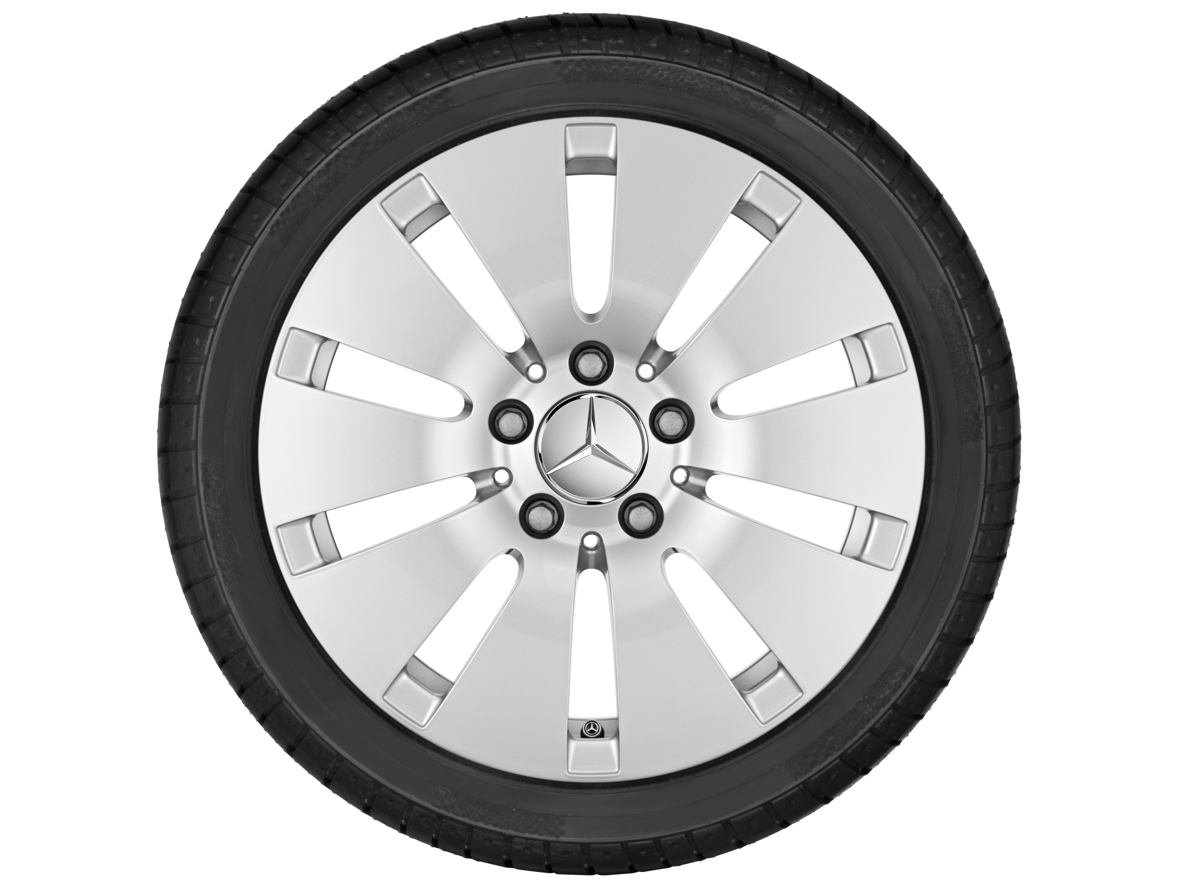Tiengaats wiel, 45,7 cm (18 inch) - 8 J x 18 ET 43, Vanadiumzilver