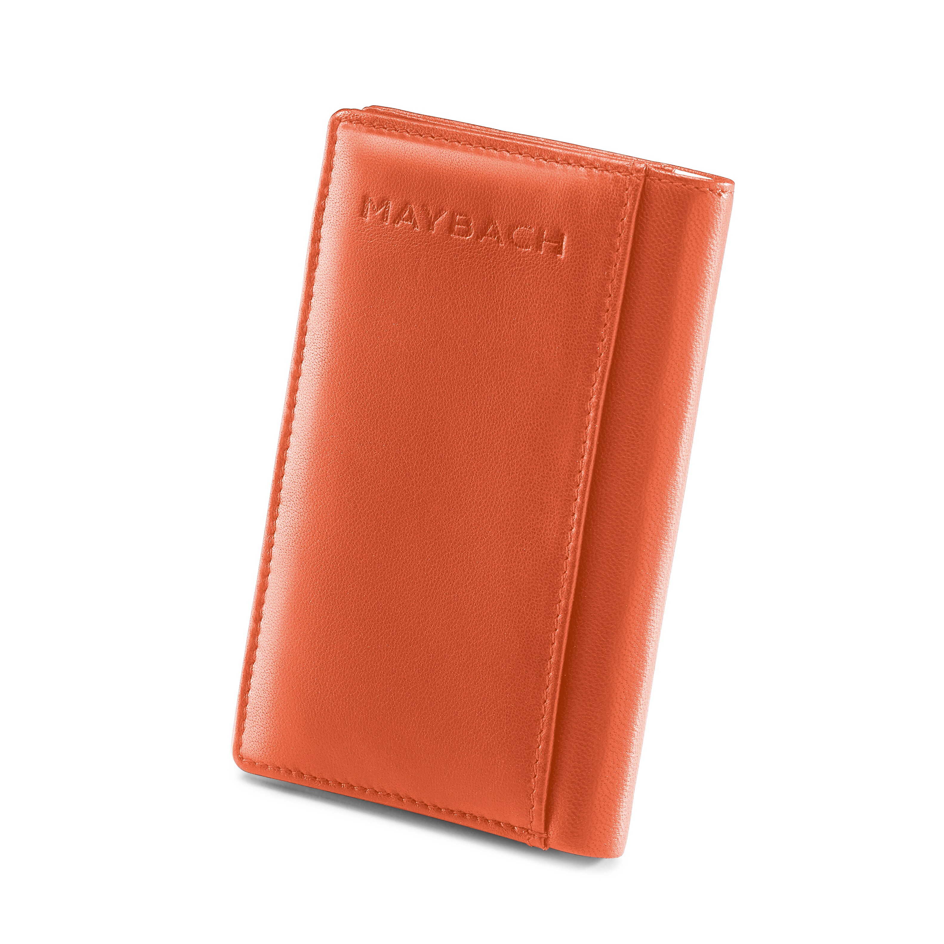 Miniportemonnee, Mercedes-Maybach - oranje, Leder