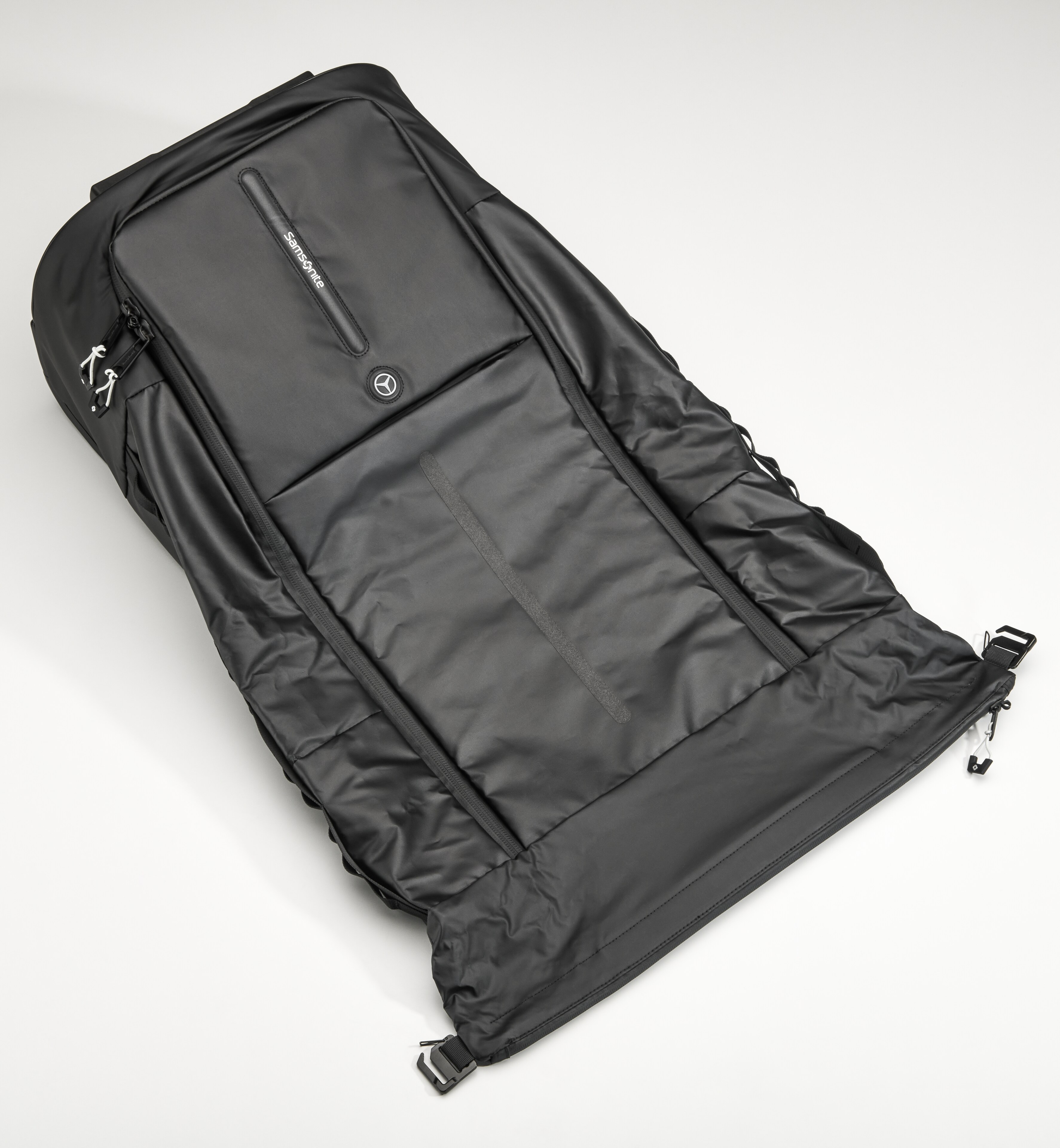 Trolleytas, opvouwbaar - zwart, Polyamide (gerecycled) / polyester, Samsonite