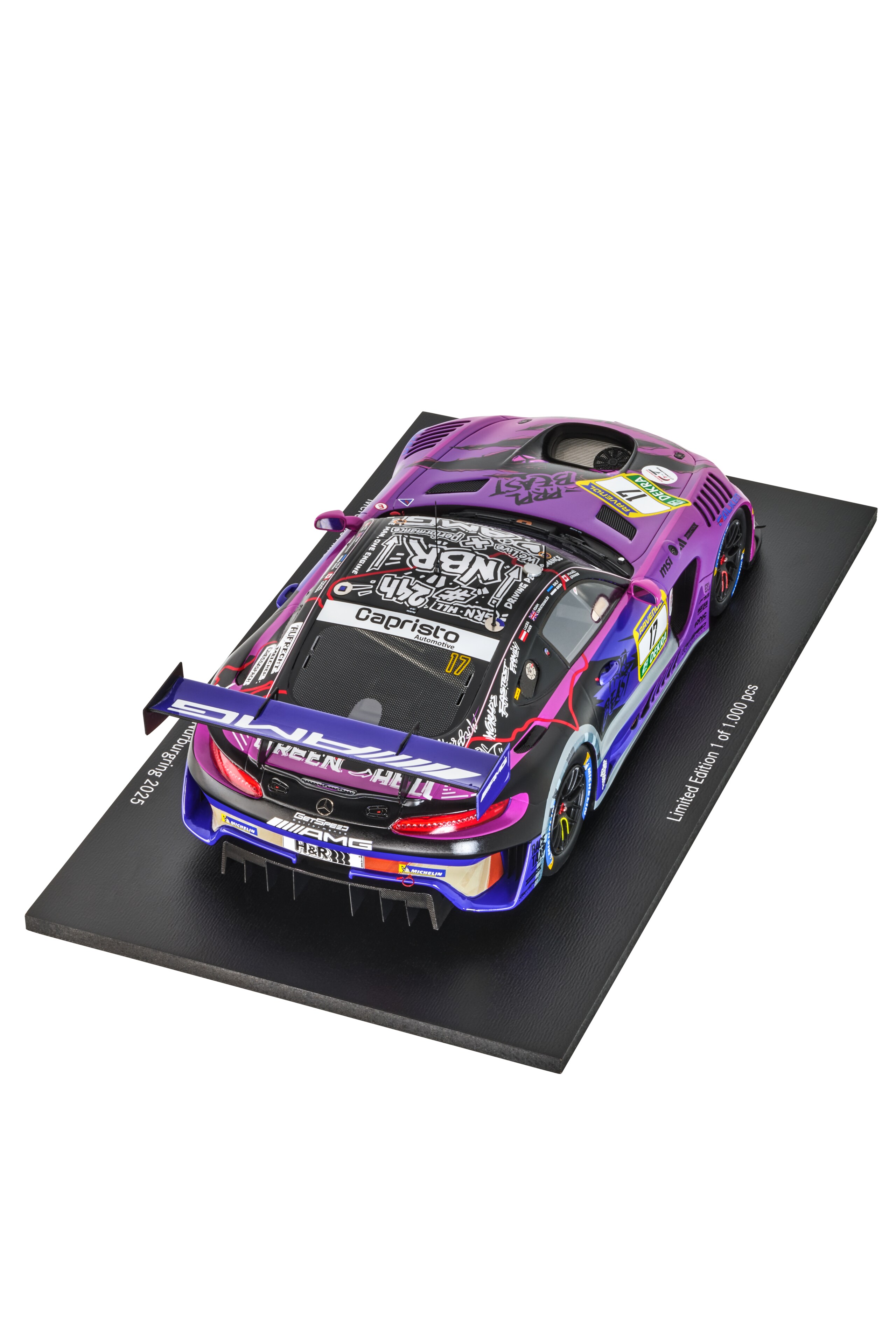 Mercedes-AMG GT3, ADAC RAVENOL 24h Nürburgring 2025, C190 - mauve, Minimax, 1:18