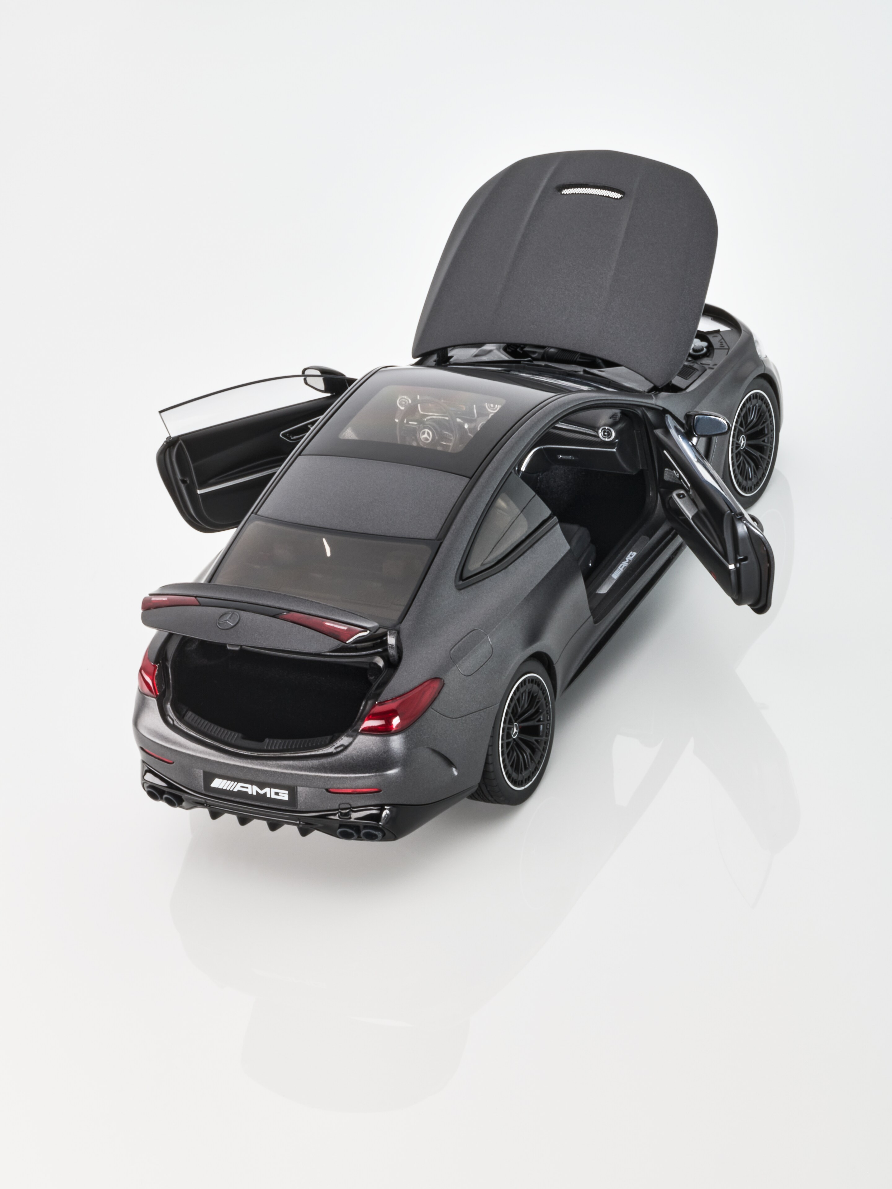 Mercedes-AMG CLE 53, Coupé, 4MATIC+, C236 - MANUFAKTUR gris graphite magno, NZG, 1:18