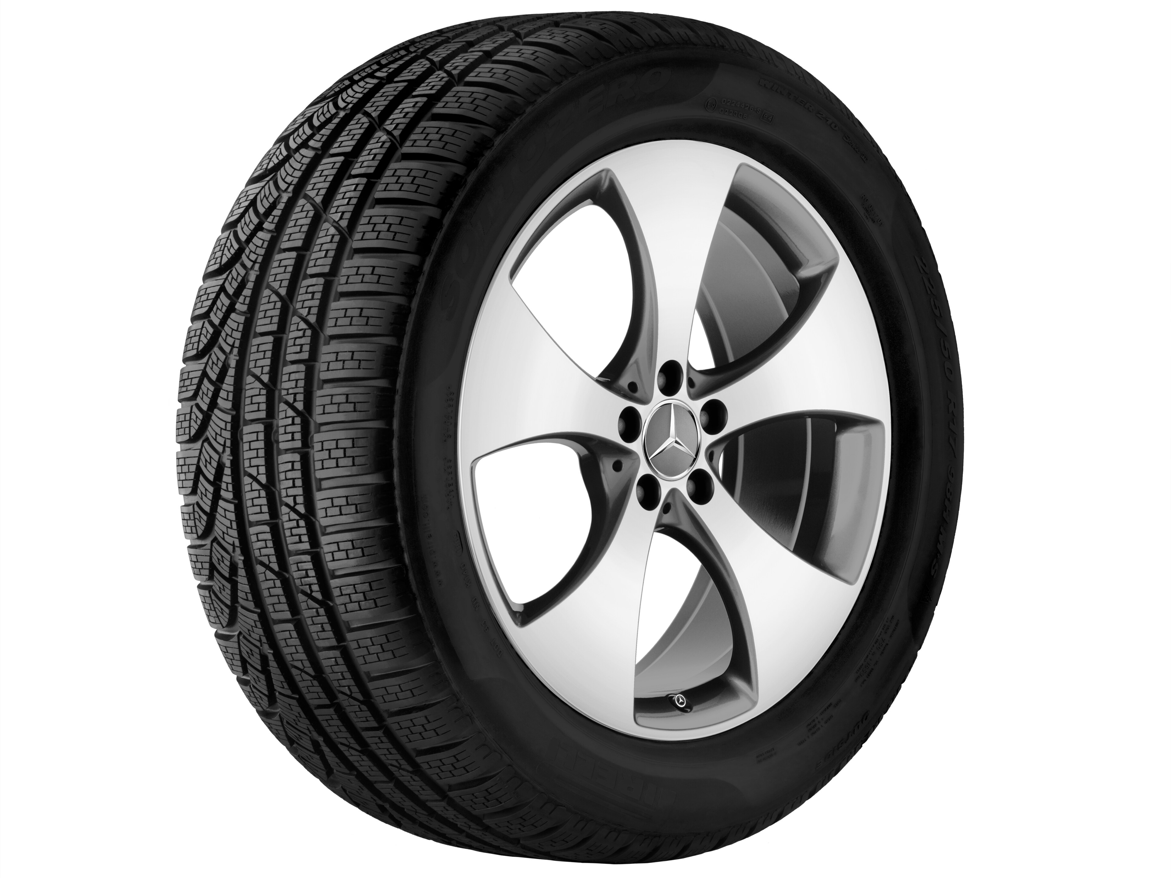 10-spaaks wiel, 50,8 cm (20 inch), glanzend gepolijst - 9 J x 20 ET 57, himalayagrijs, glanzend gepolijst
