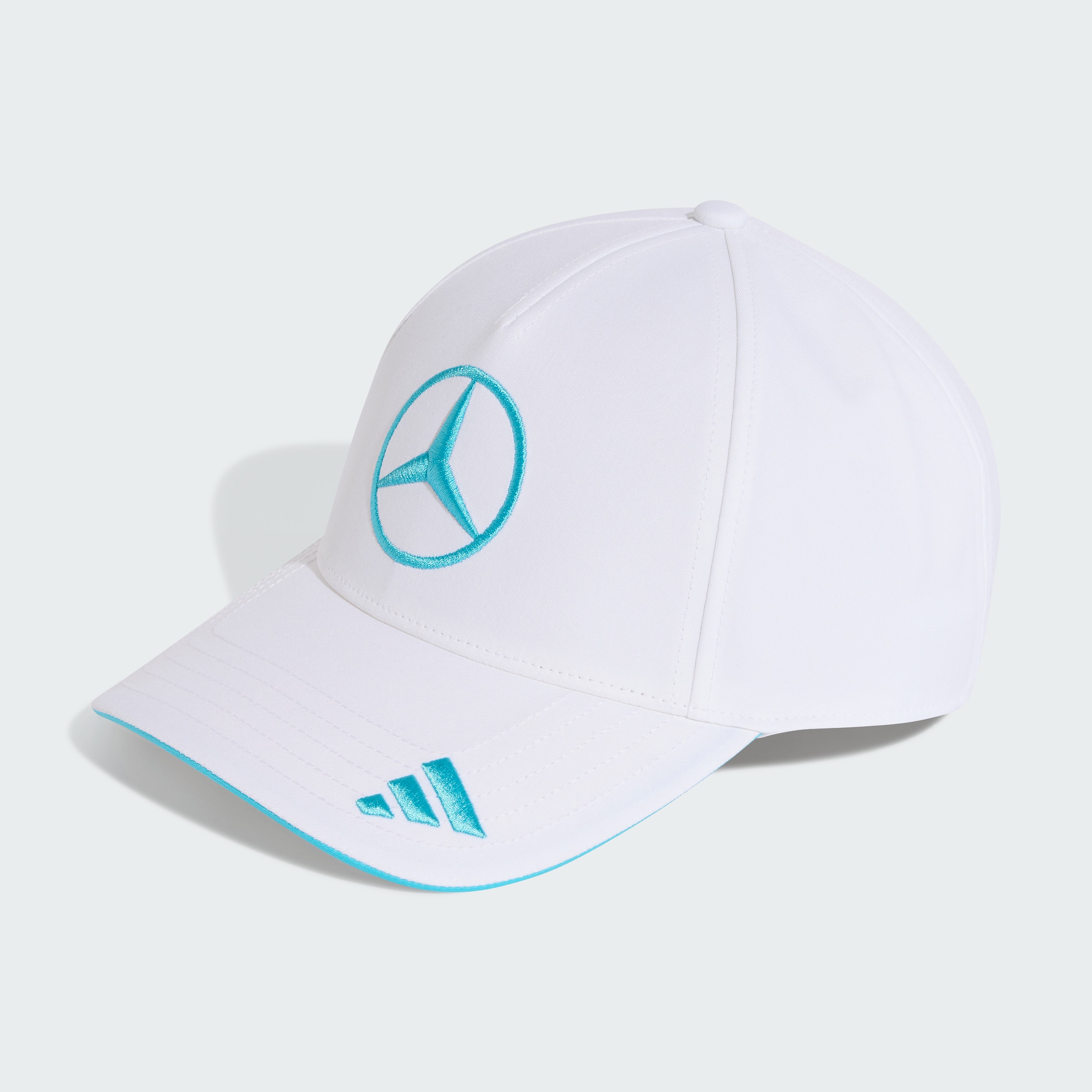 Baseballcap, George Russell, Mercedes-AMG F1 - wit, Polyester (gerecycled)