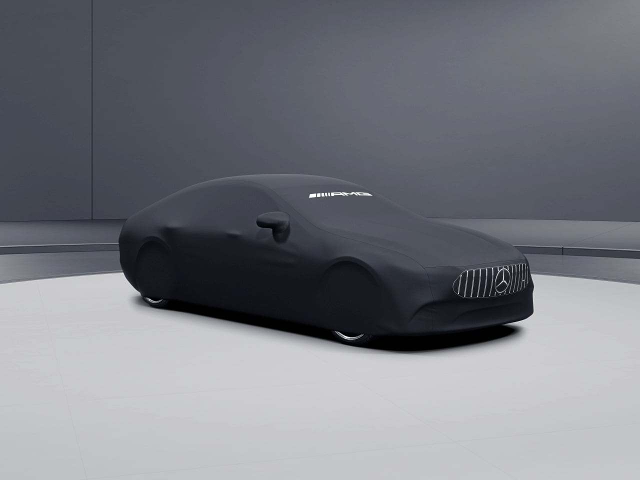 AMG Indoor-Car-Cover - Polyamid / Polyester, schwarz