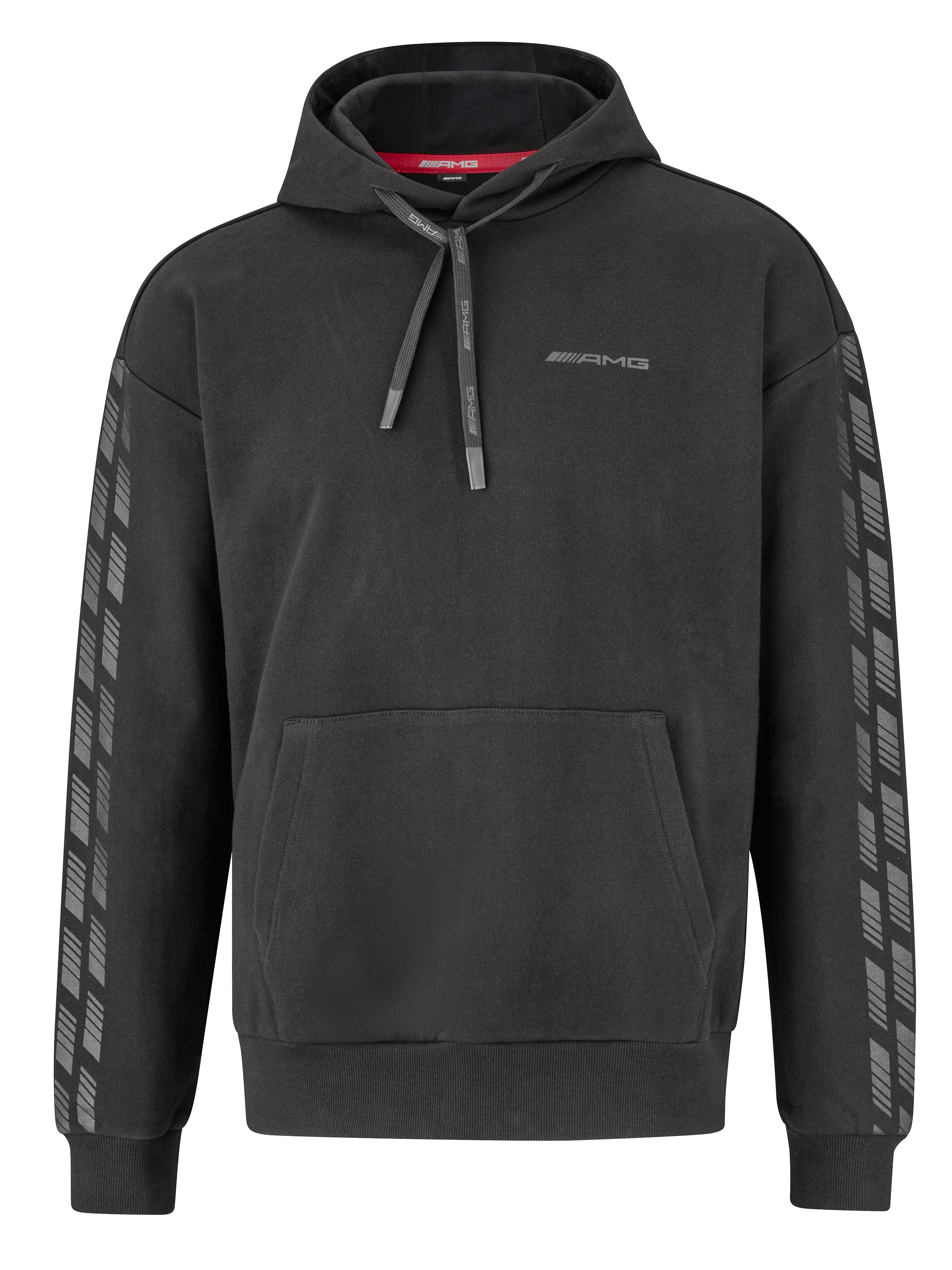 AMG sweathoody unisex - zwart, L