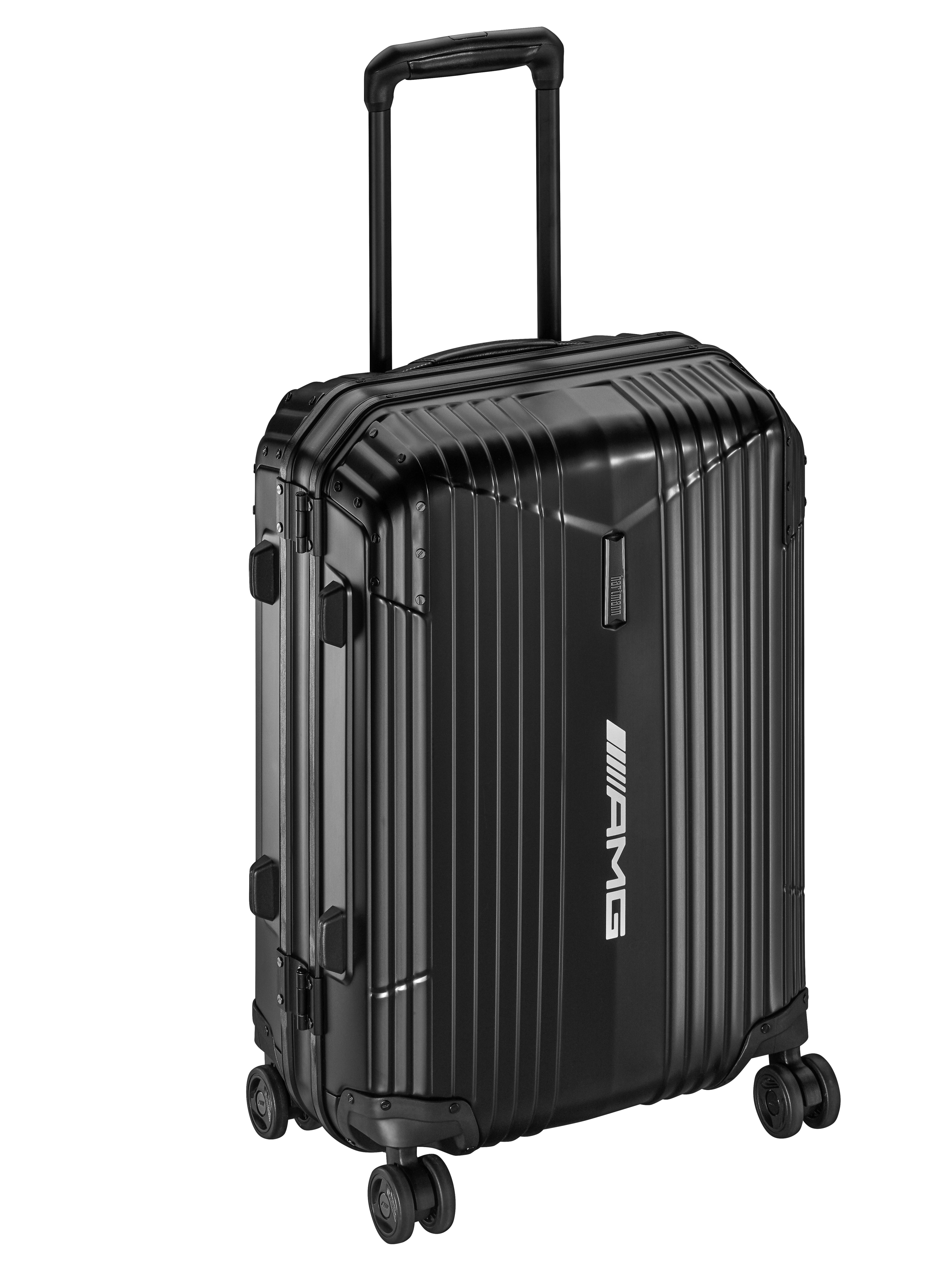 AMG-koffer, leder, 7R Master, 55 cm - zwart, aluminium, Hartmann, 37,5 l