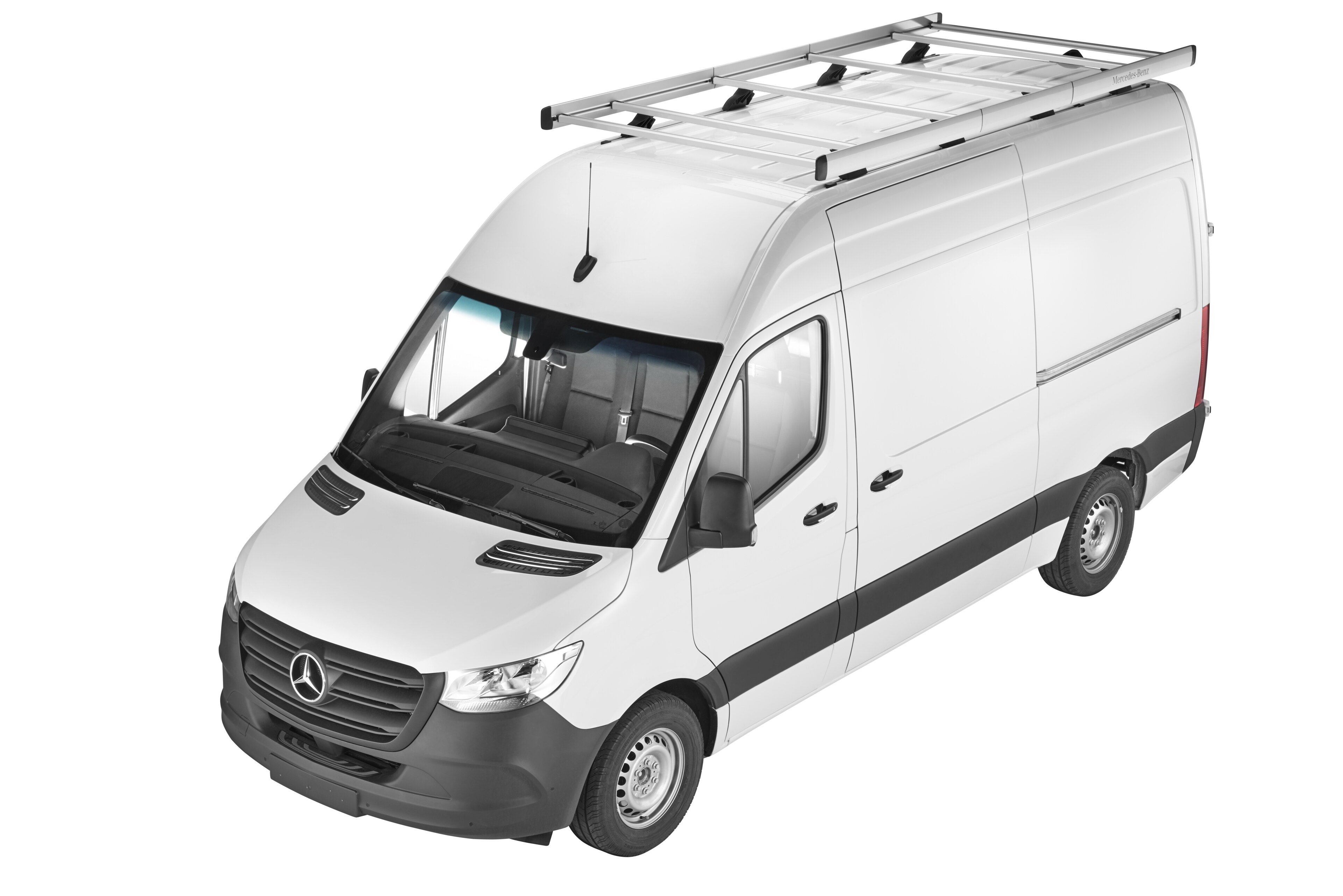 Bagagerek, A4 extra lang - aluminium / Staal / kunststof, zilverkleurig / zwart