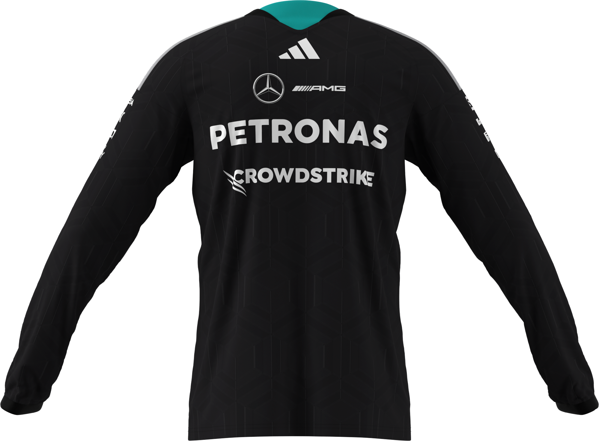Longsleeve mannen, Bestuurder, Mercedes-AMG F1 - zwart, XS