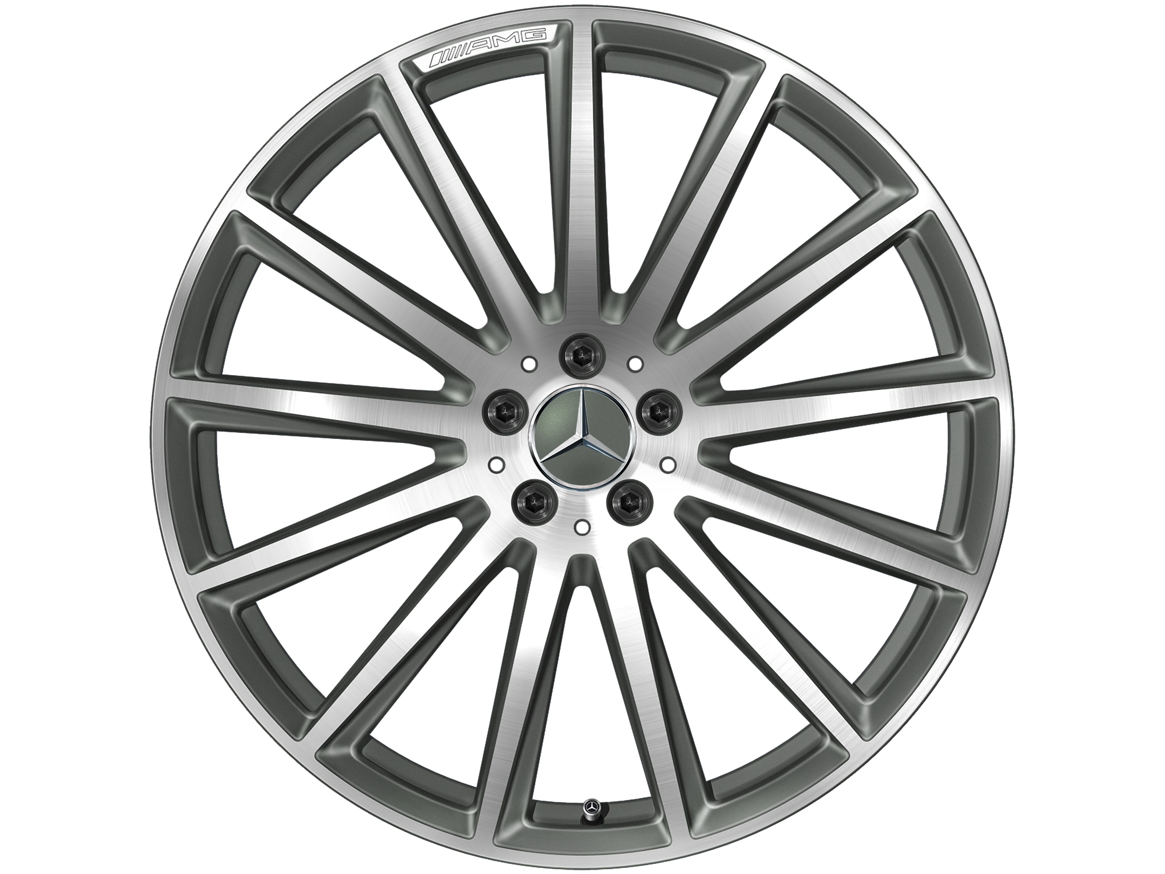 Multispaaks AMG-wiel, 55,9 cm (22 inch) - 9,5 J x 22 ET 45, titaniumgrijs