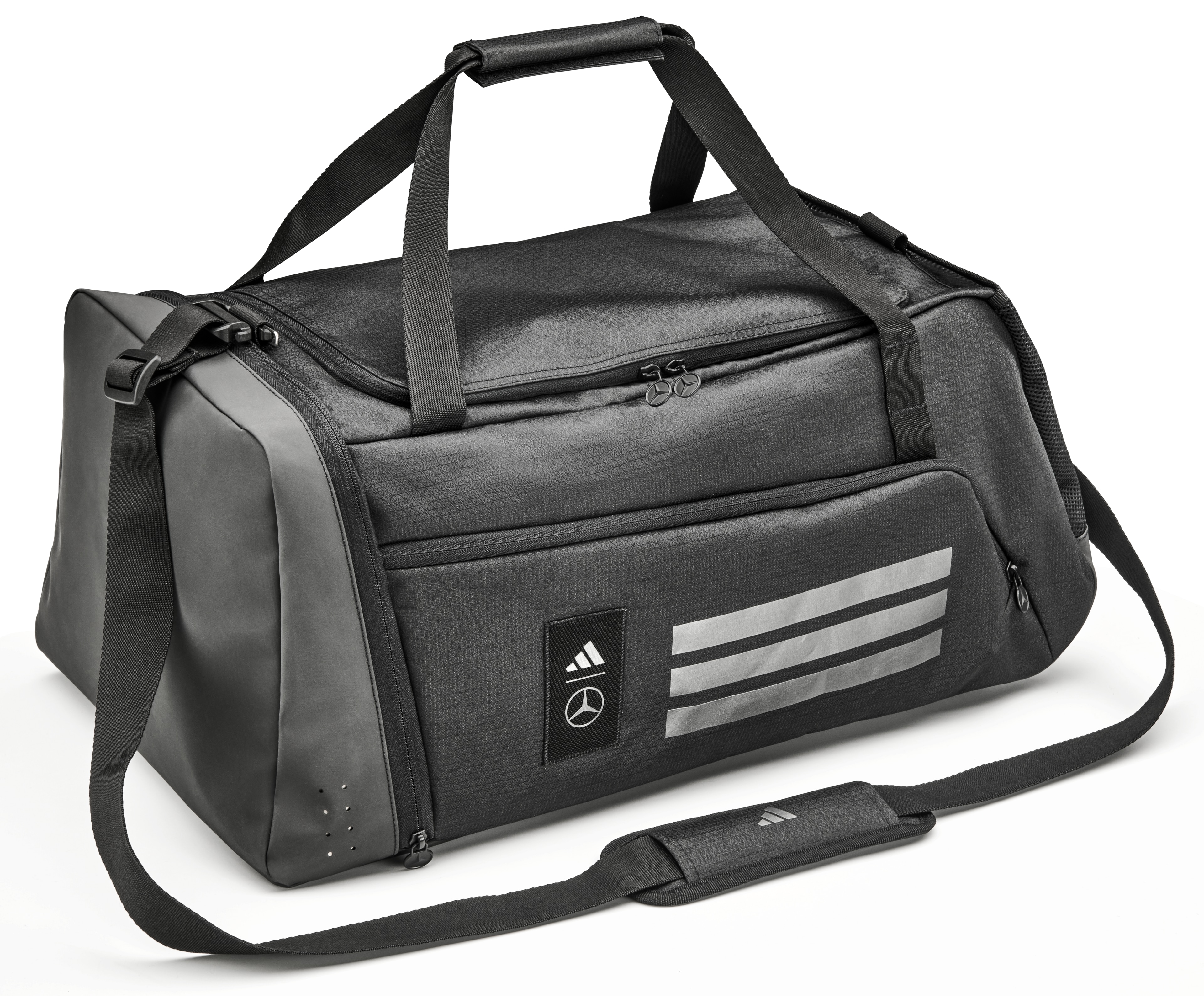 Sporttas - zwart, Polyester (gerecycled), adidas