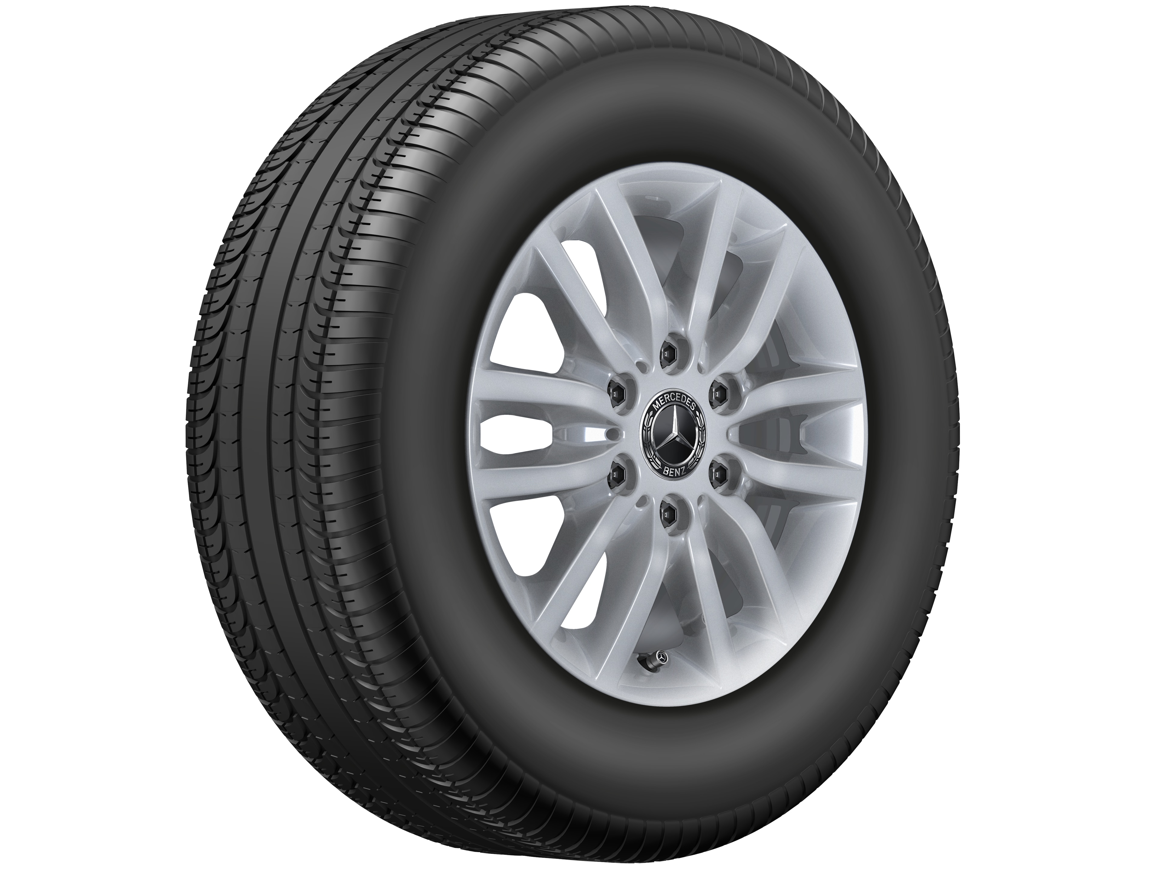 Zes-dubbelspaaks wiel - 235/65 R16  121/119R, 6,5 J x 16 ET 54