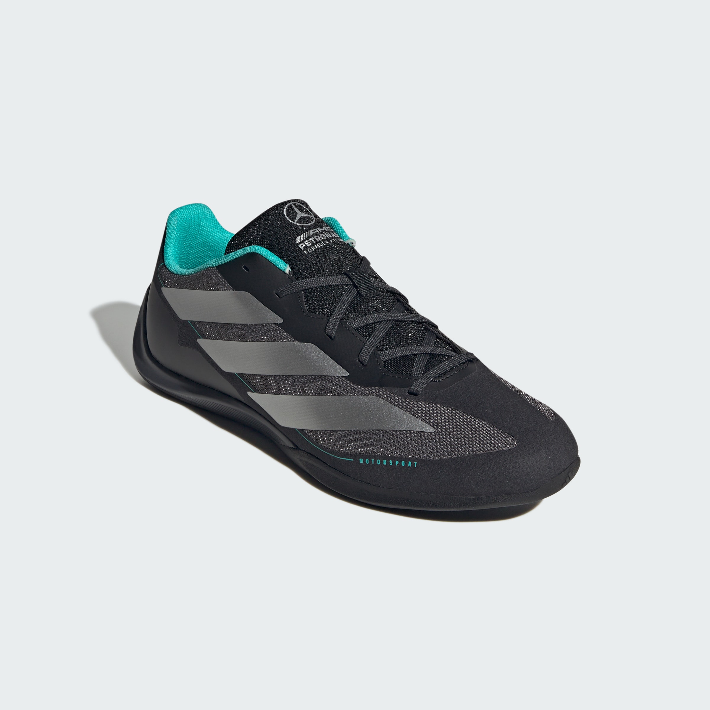 Sneakers, Feroza Basis, Mercedes-AMG F1 - zwart / zilverkleurig, 8, adidas