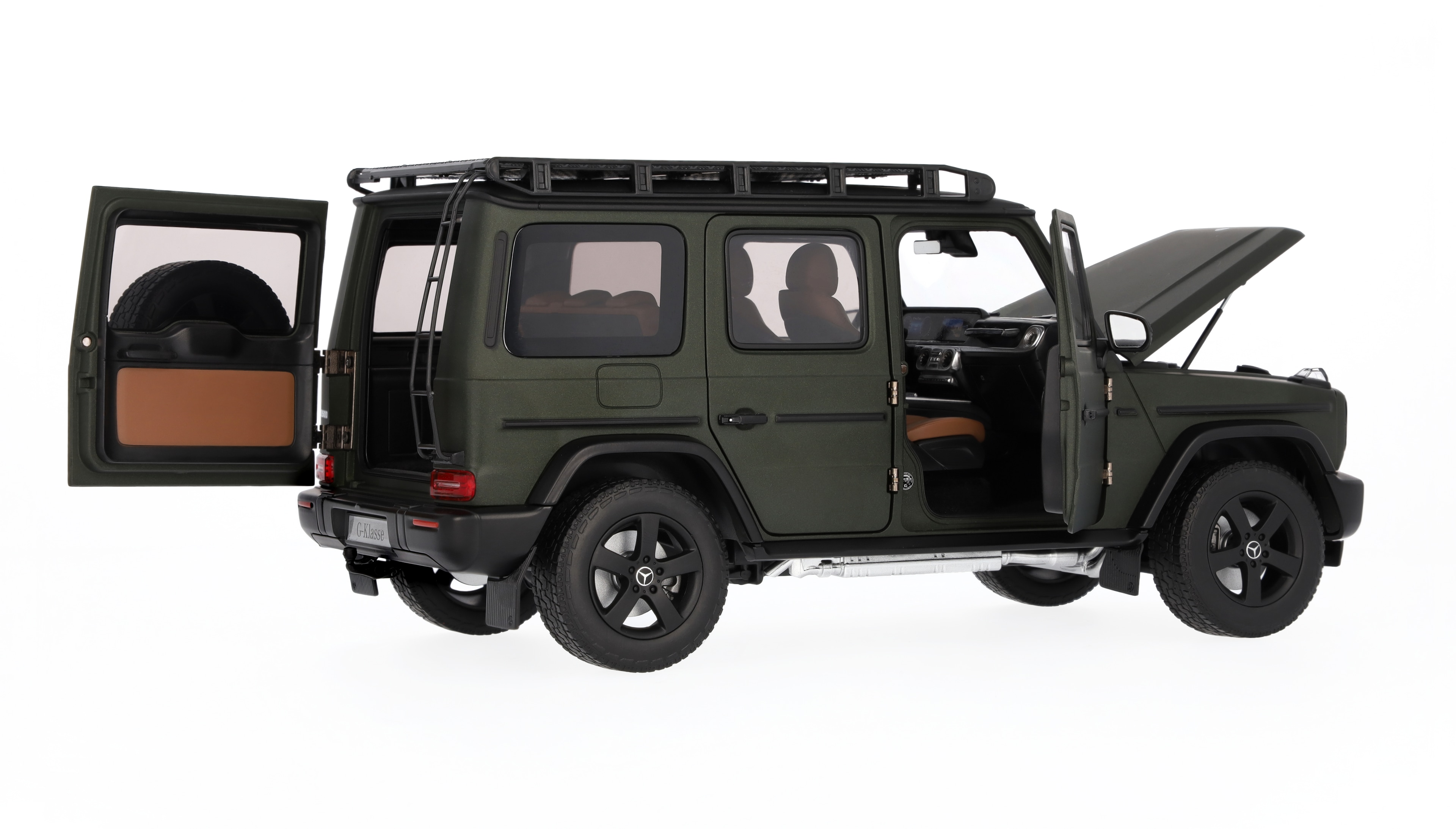 G-Class, Terreinwagen, PROFESSIONAL Line, W465 - MANUFAKTUR olijf magno, Norev, 1:18