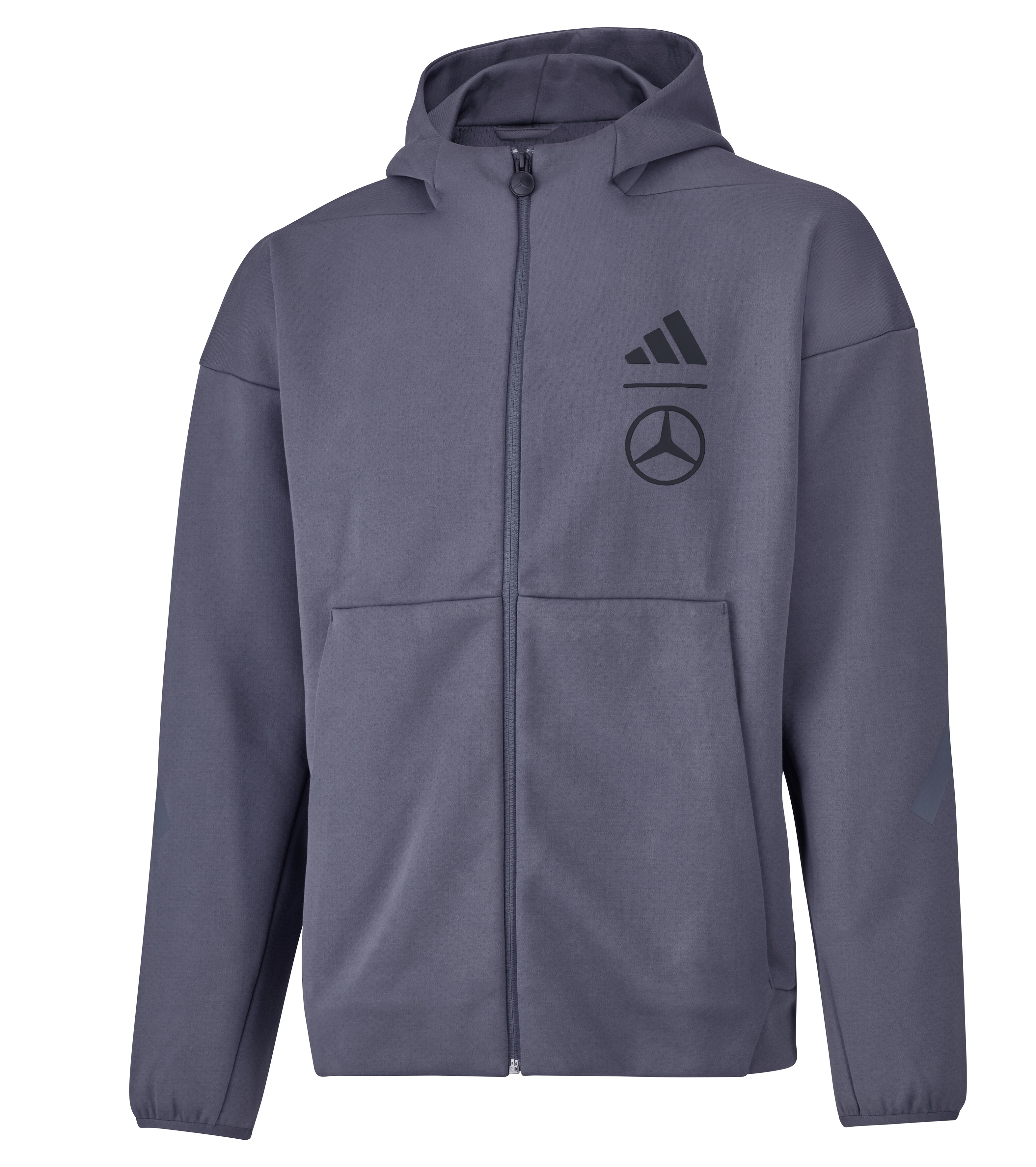 Sweatjack heren - grijs, M