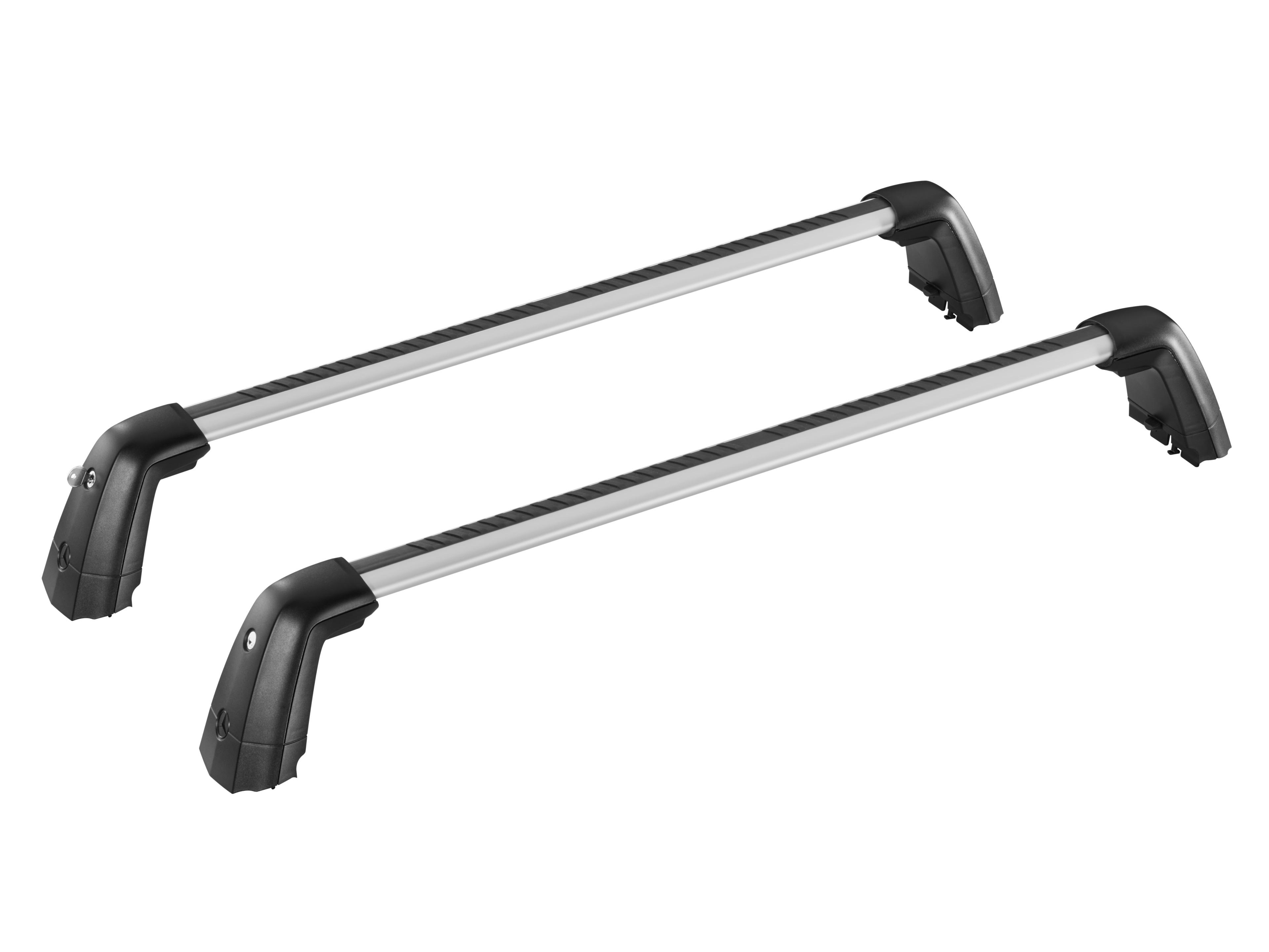 Basisdrager - aluminium / Staal / kunststof, zilverkleurig / zwart
