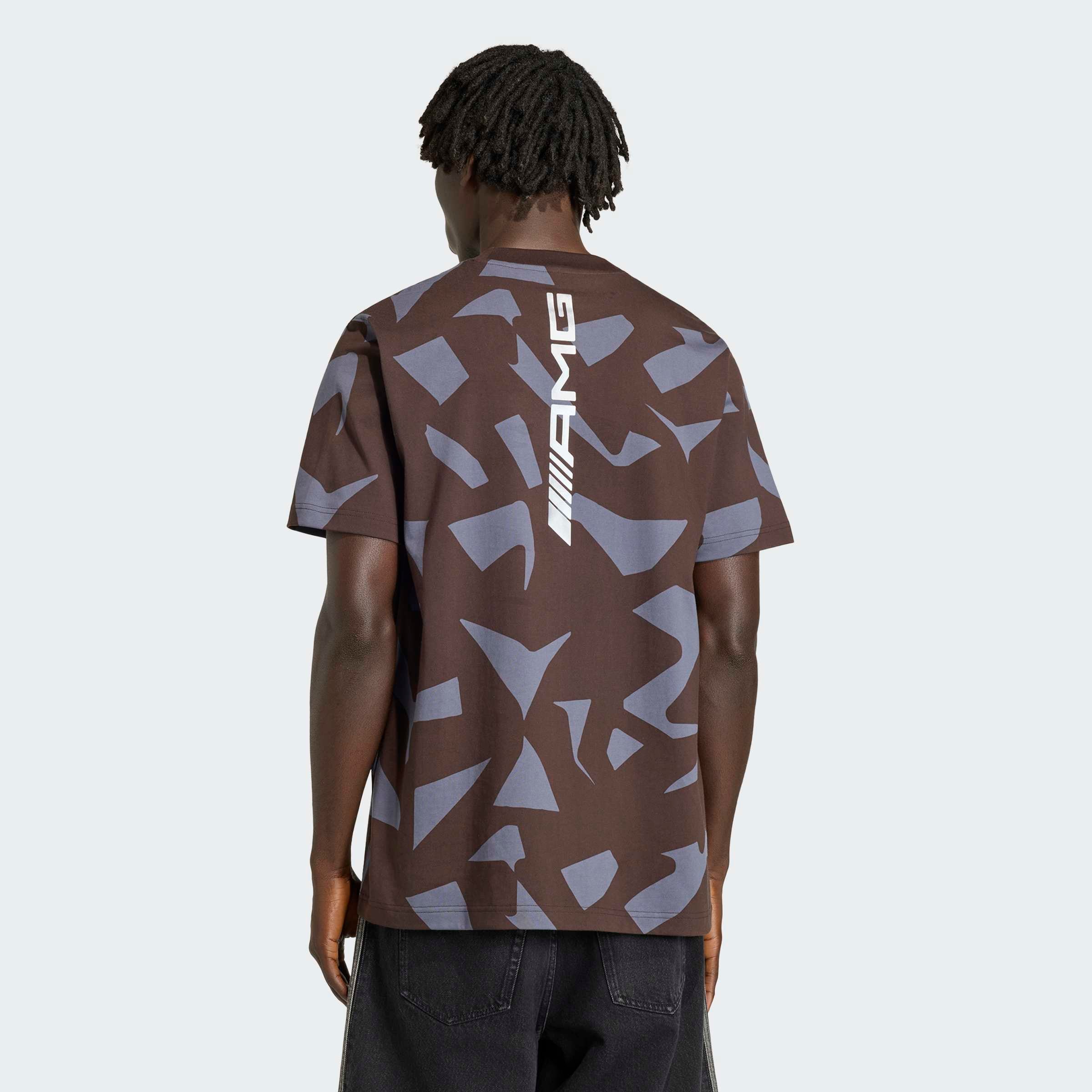 AMG T-Shirt Unisex - dunkelbraun, M