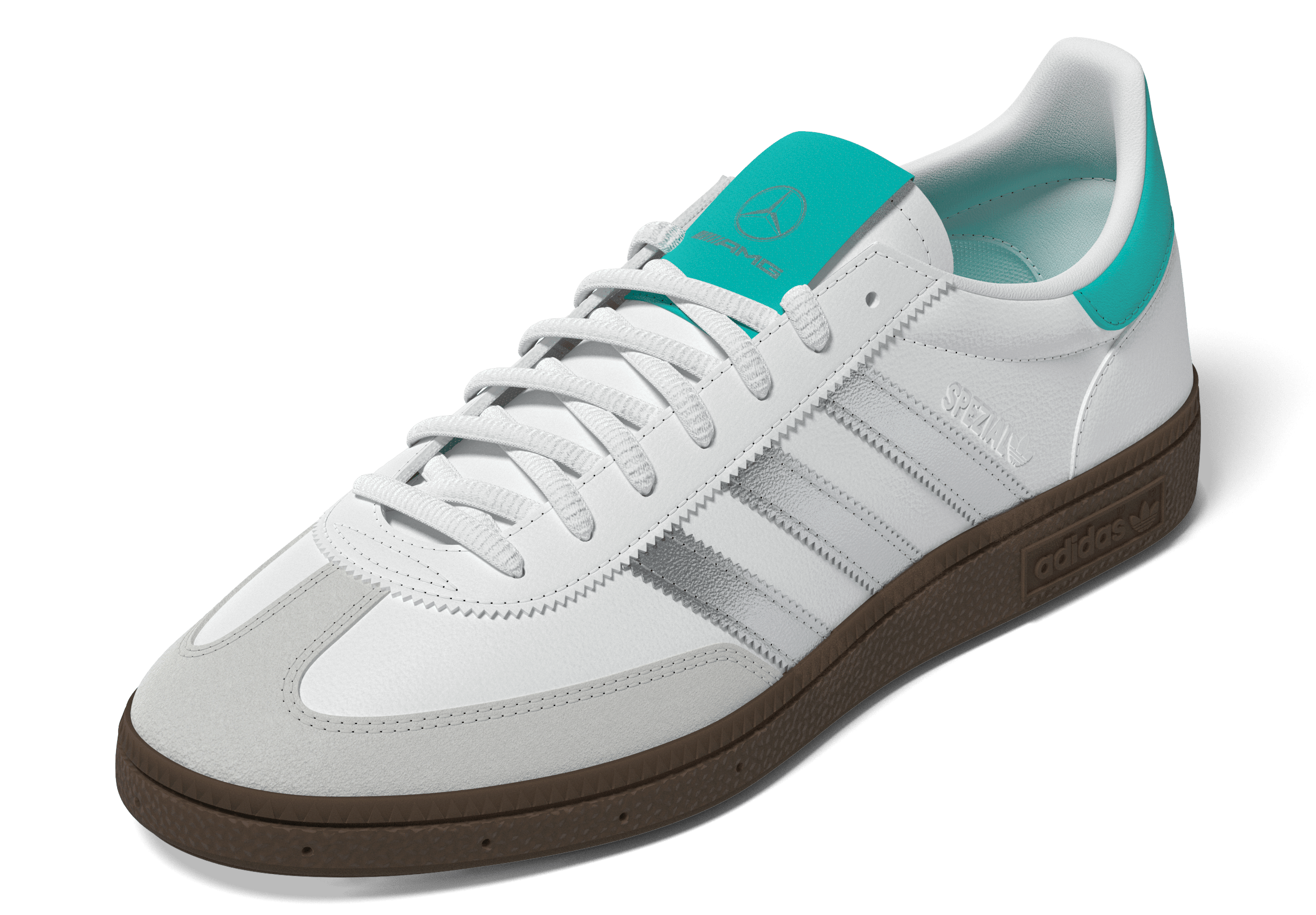 Sneakers, Handbal Speciaal, Mercedes-AMG F1 - wit / zilverkleurig, 9, adidas